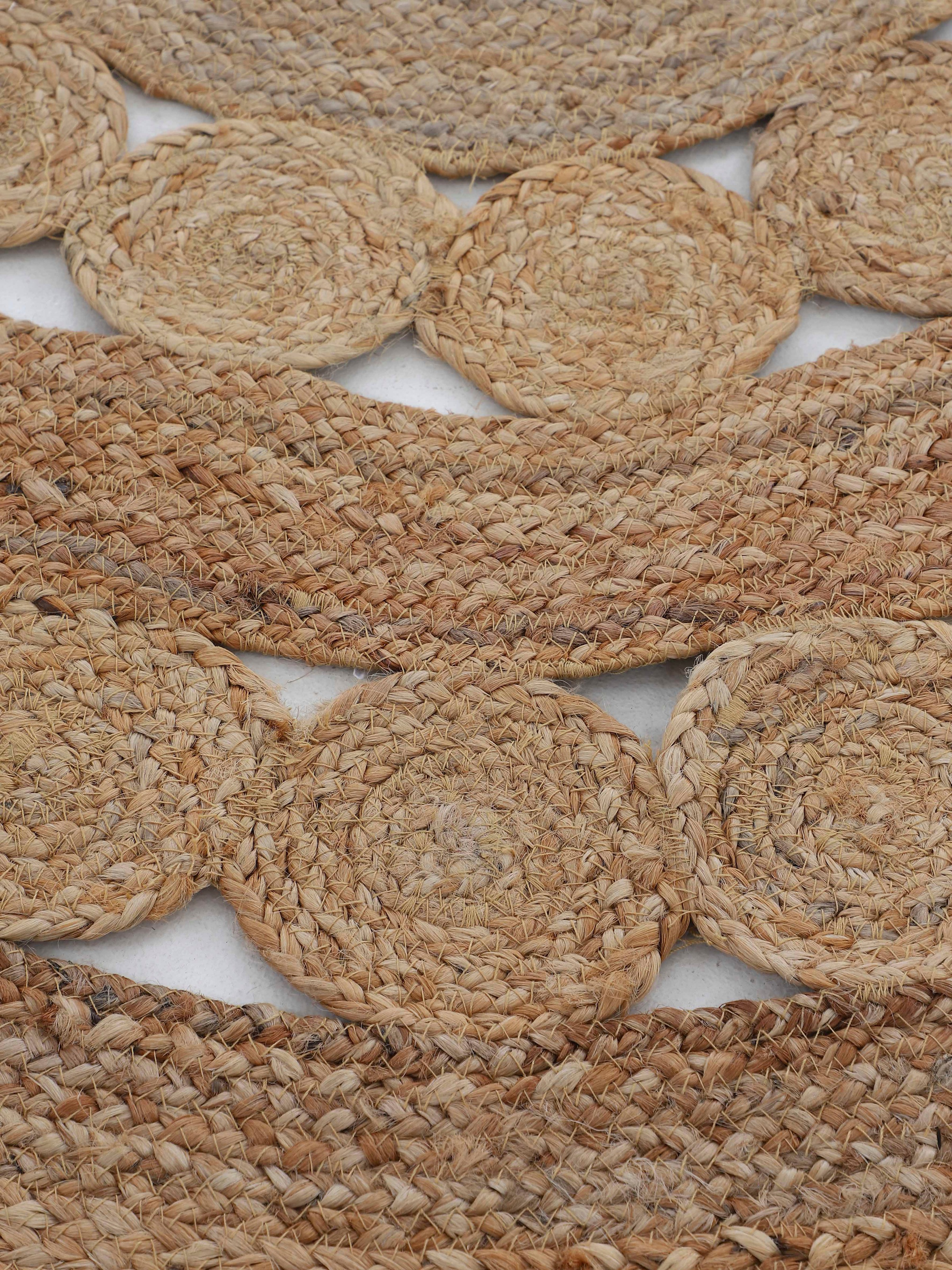 carpetfine Teppich »Juteteppich Dana«, rund, 5 mm Höhe