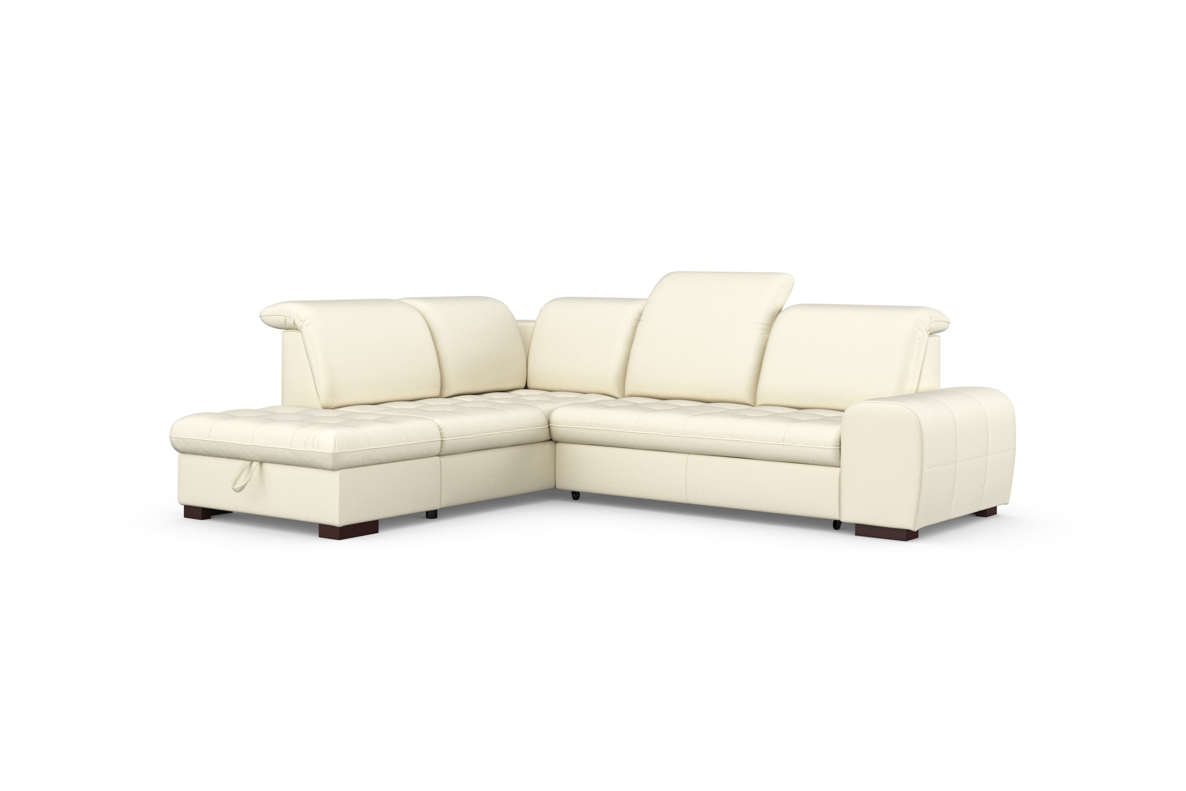 sit&more Ecksofa »Luxor L-Form«, wahlweise mit Bettfunktion, Stauraum und Kopfteilverstellung