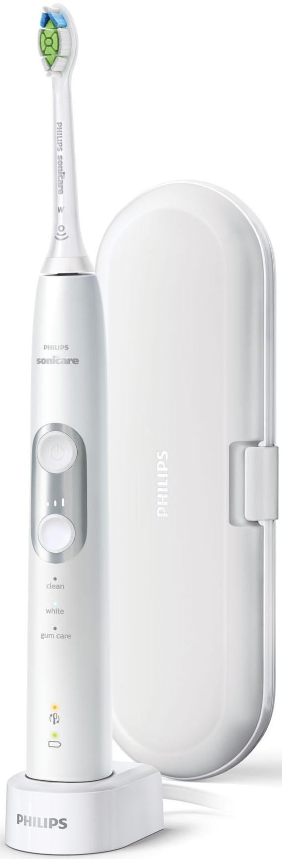 Philips Sonicare Elektrische Zahnbürste »HX6877/28«, 1 St. Aufsteckbürsten, ProtectiveClean 6100, Schallzahnbürste, mit 3 Putzprogrammen