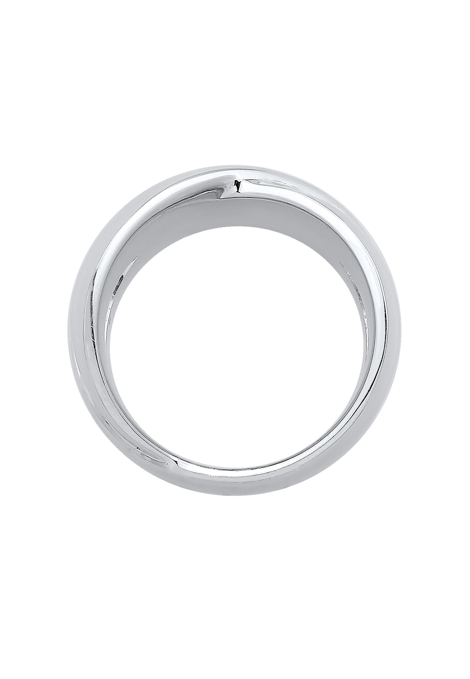 Elli Premium Fingerring »Bandring Breit Modern 925 Sterling Silber«