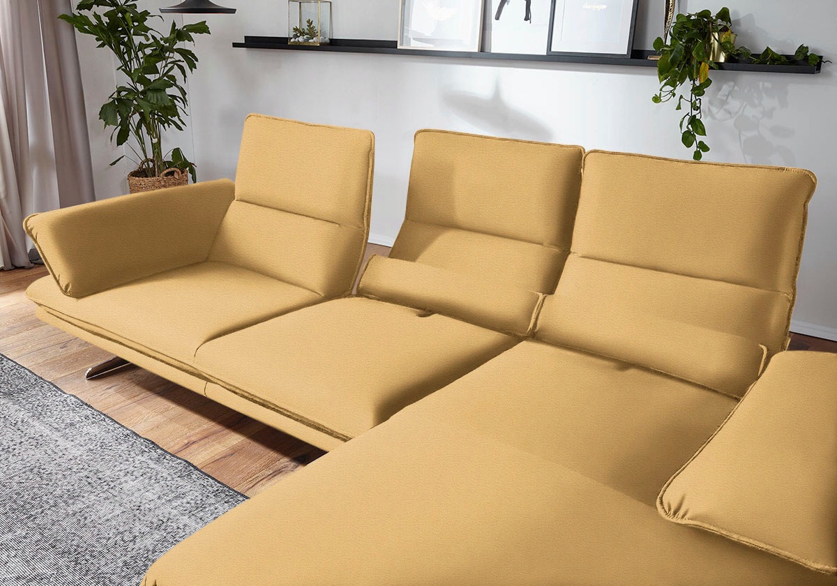 W.SCHILLIG Ecksofa "broadway, Designsofa mit tollem Sitzkomfort, L-Form", S günstig online kaufen