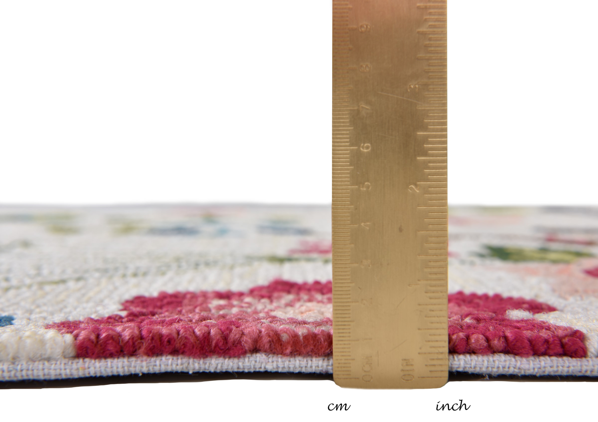Gino Falcone Teppich »Rosetta 019 Vögel«, rechteckig, 15 mm Höhe, besonders weich durch Microfaser, In- und Outdoor geeignet, Wohnzimmer