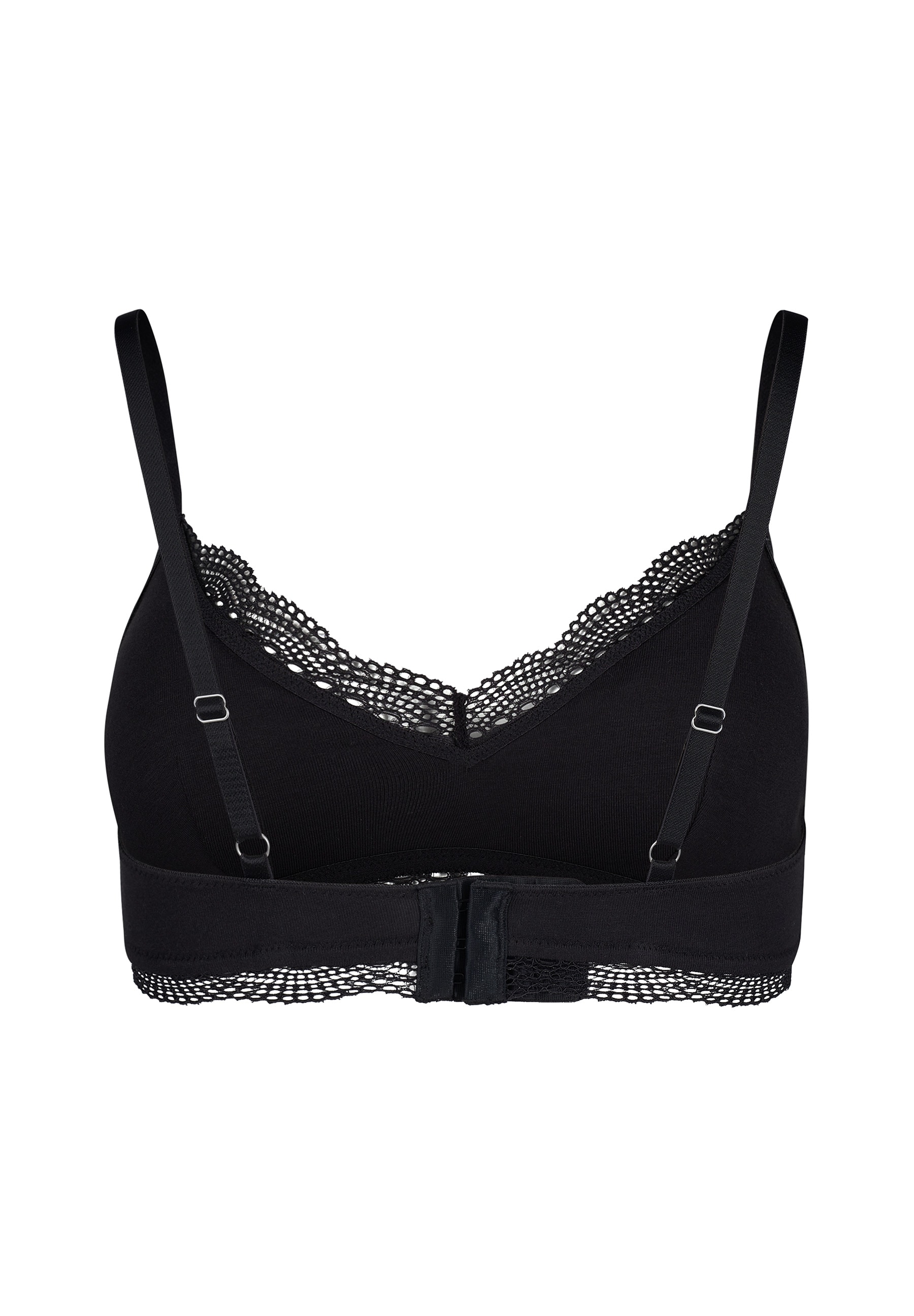 Skiny Soft-BH »Classicotton«, V-Ausschnitt mit transparenter Spitze