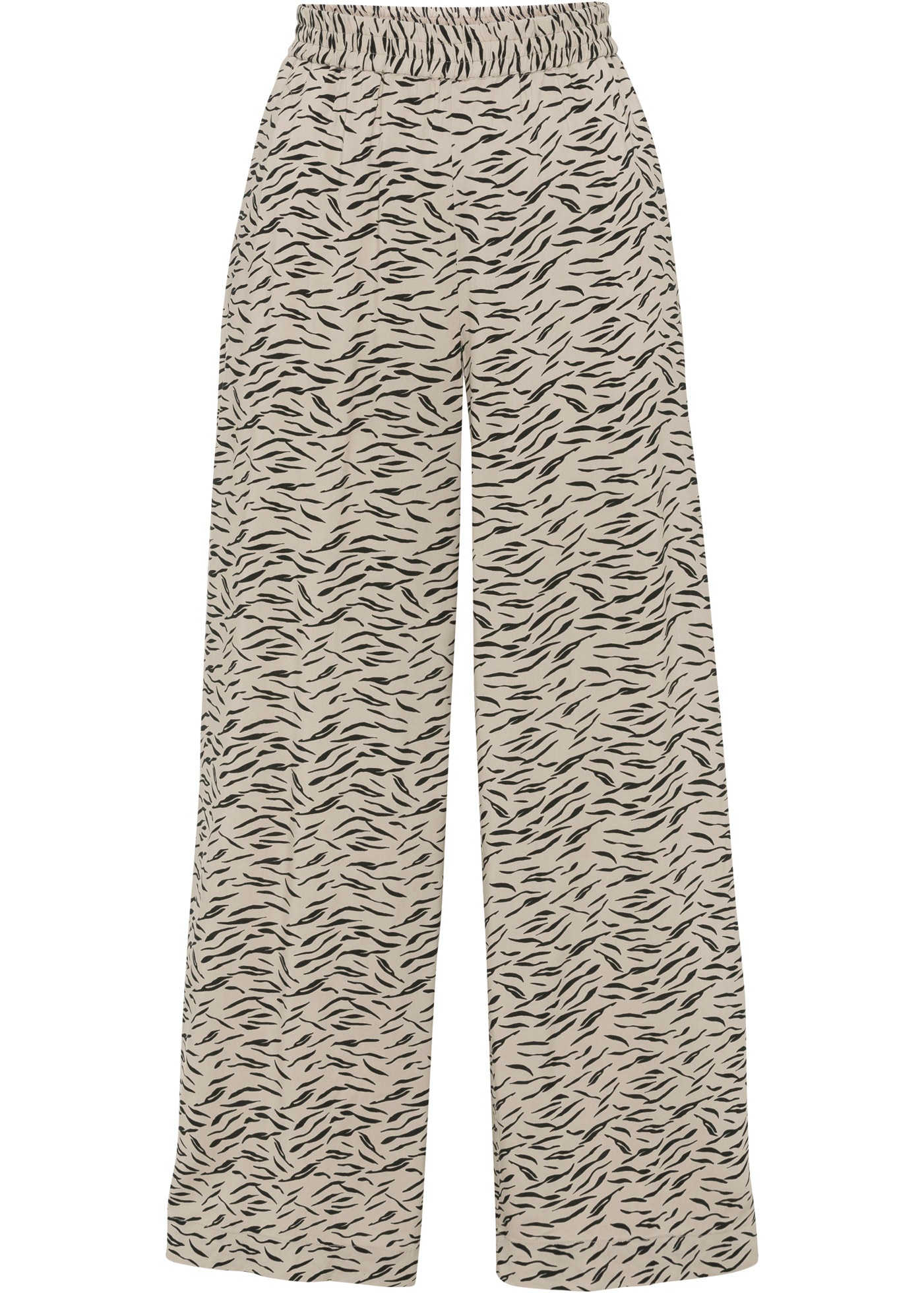 bonprix Palazzohose  aus Viskose, lockere Passform, weiter Bein, casual Stil