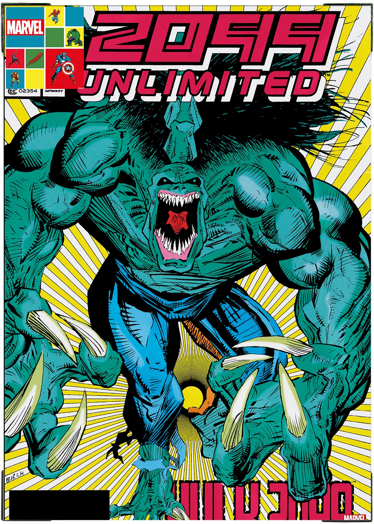 MARVEL Leinwandbild »Hulk 2099 Unlimited«, (1 St.)