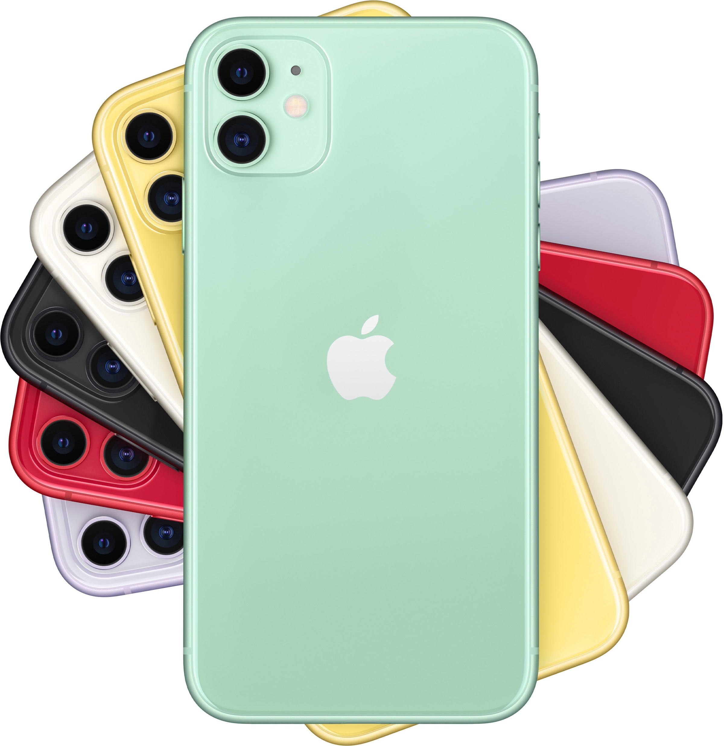 5. Bild von Apple Smartphone »iPhone 11«, grün, 15,5 cm/6,1 Zoll, 128 GB Speicherplatz, 12 MP Kamera, ohne Strom-Adapter und Kopfhörer