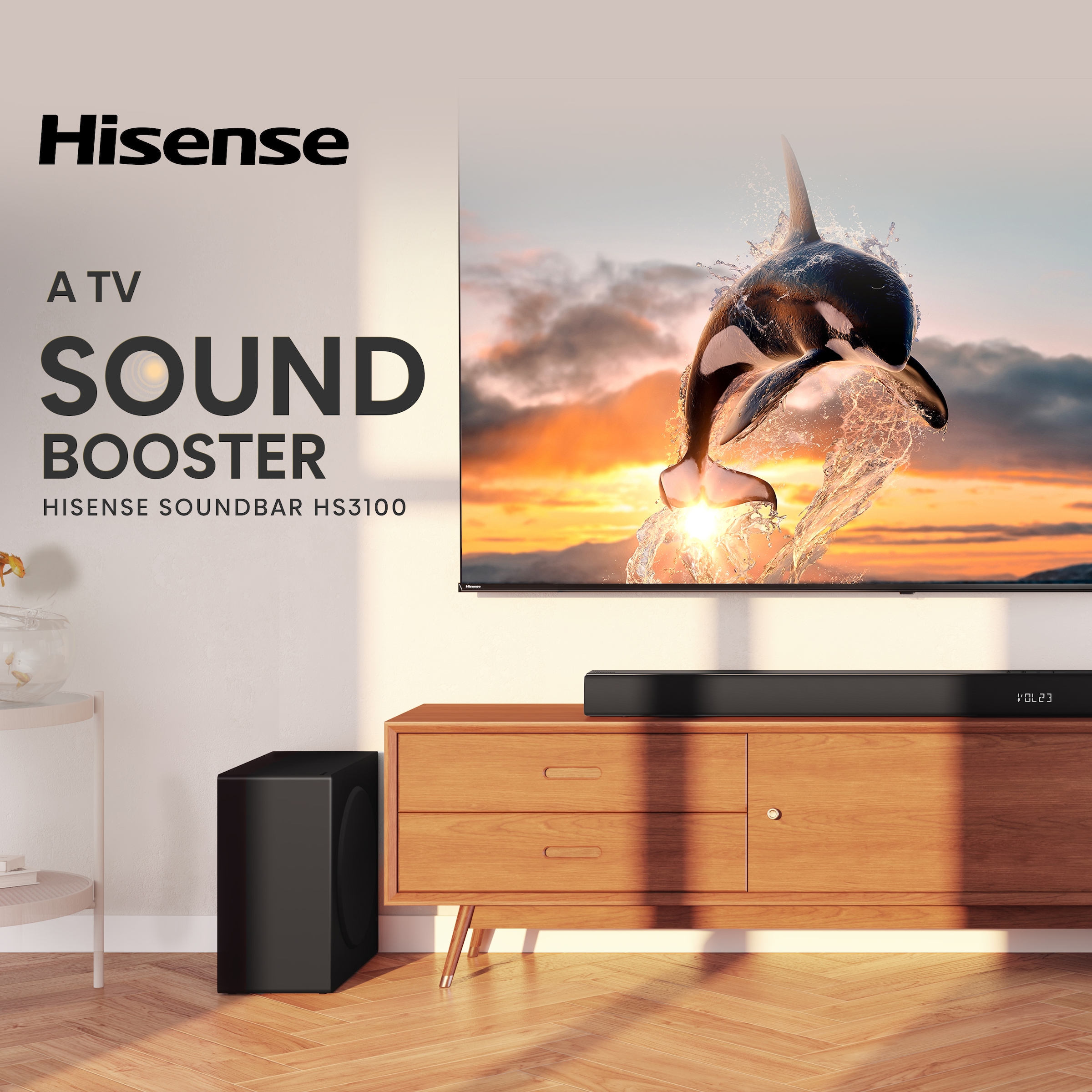 Hisense 3.1 Soundsystem »HS3100«, (1 St.)