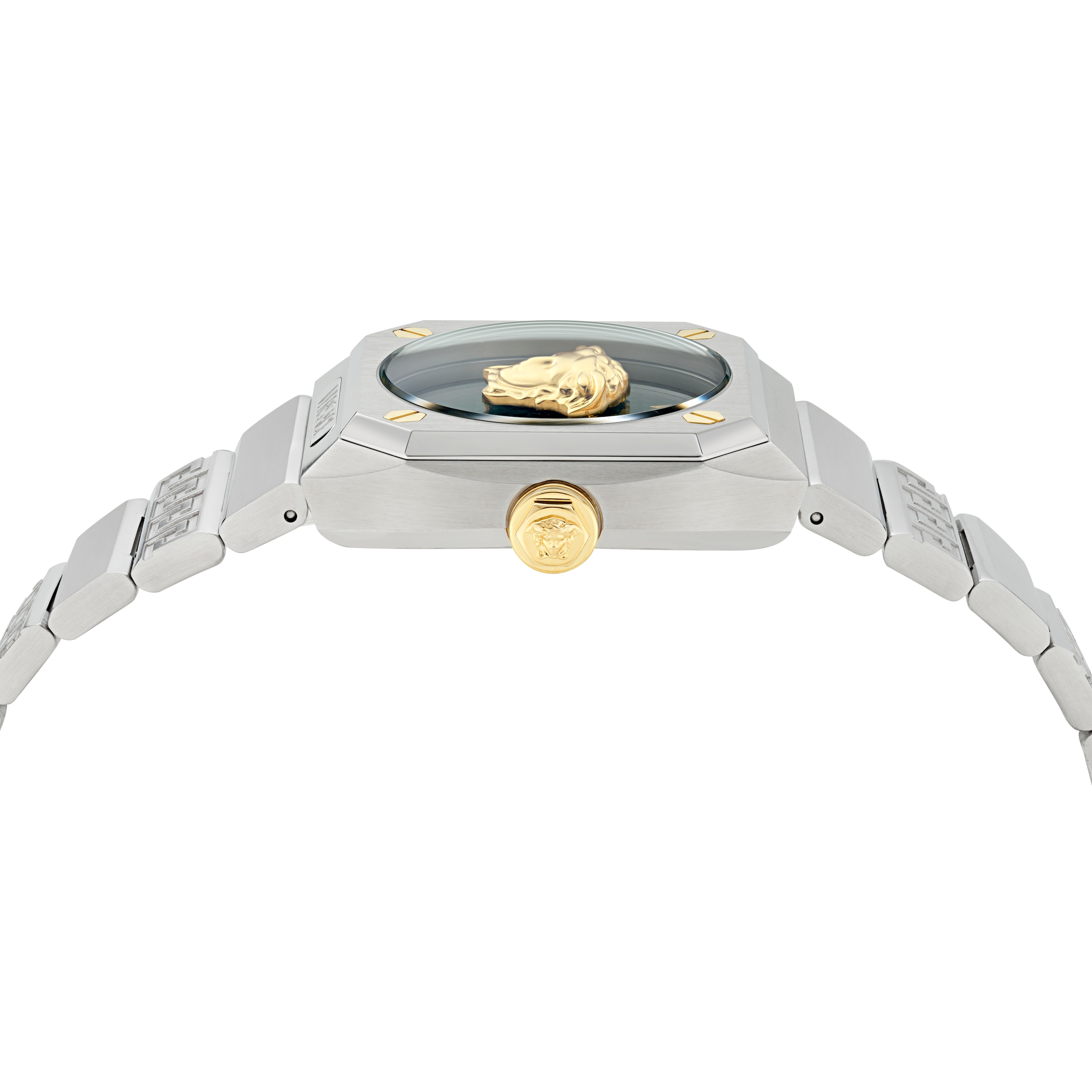 Versace Quarzuhr »MEDUSA ANTARES« Armbanduhr, Damenuhr, Swiss Made, Edelstahlarmband, analog