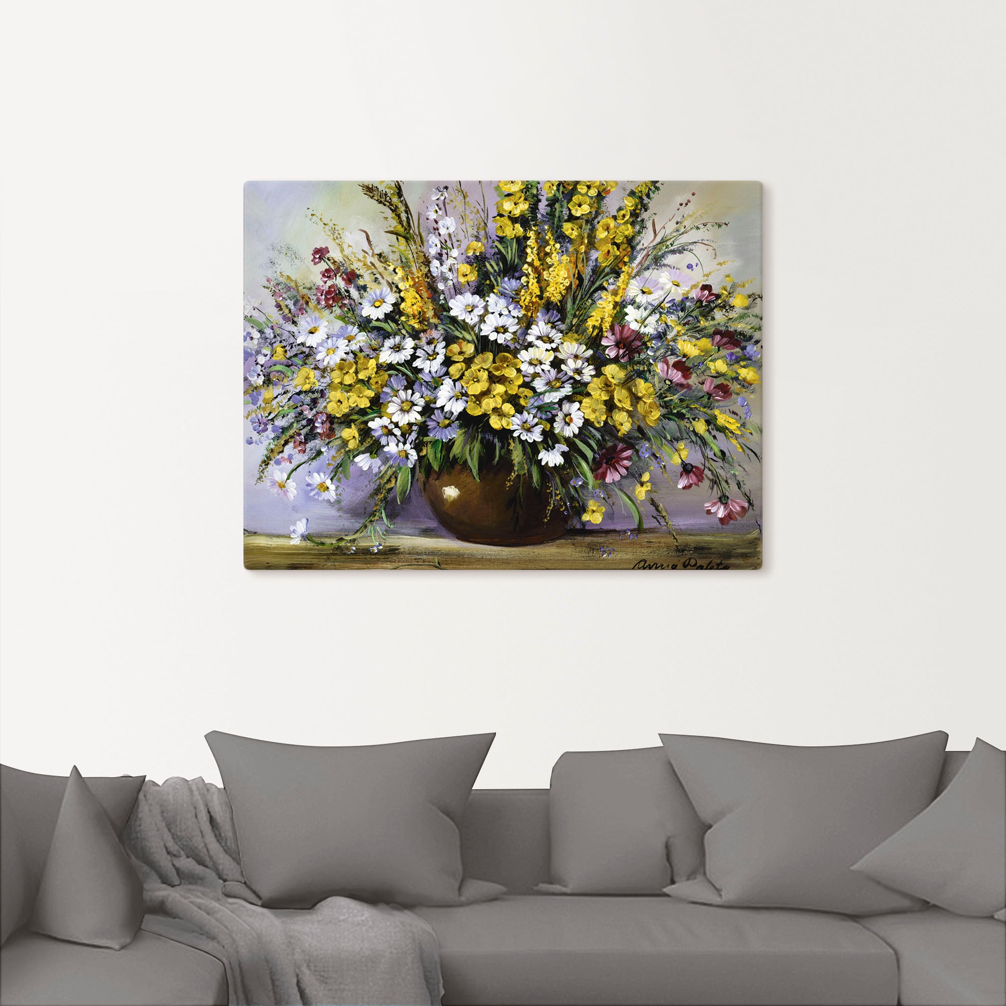 Artland Wandbild »Herrlichkeit von Gänseblümchen«, Blumen, (1 St.), als Leinwandbild, Poster in verschied. Größen