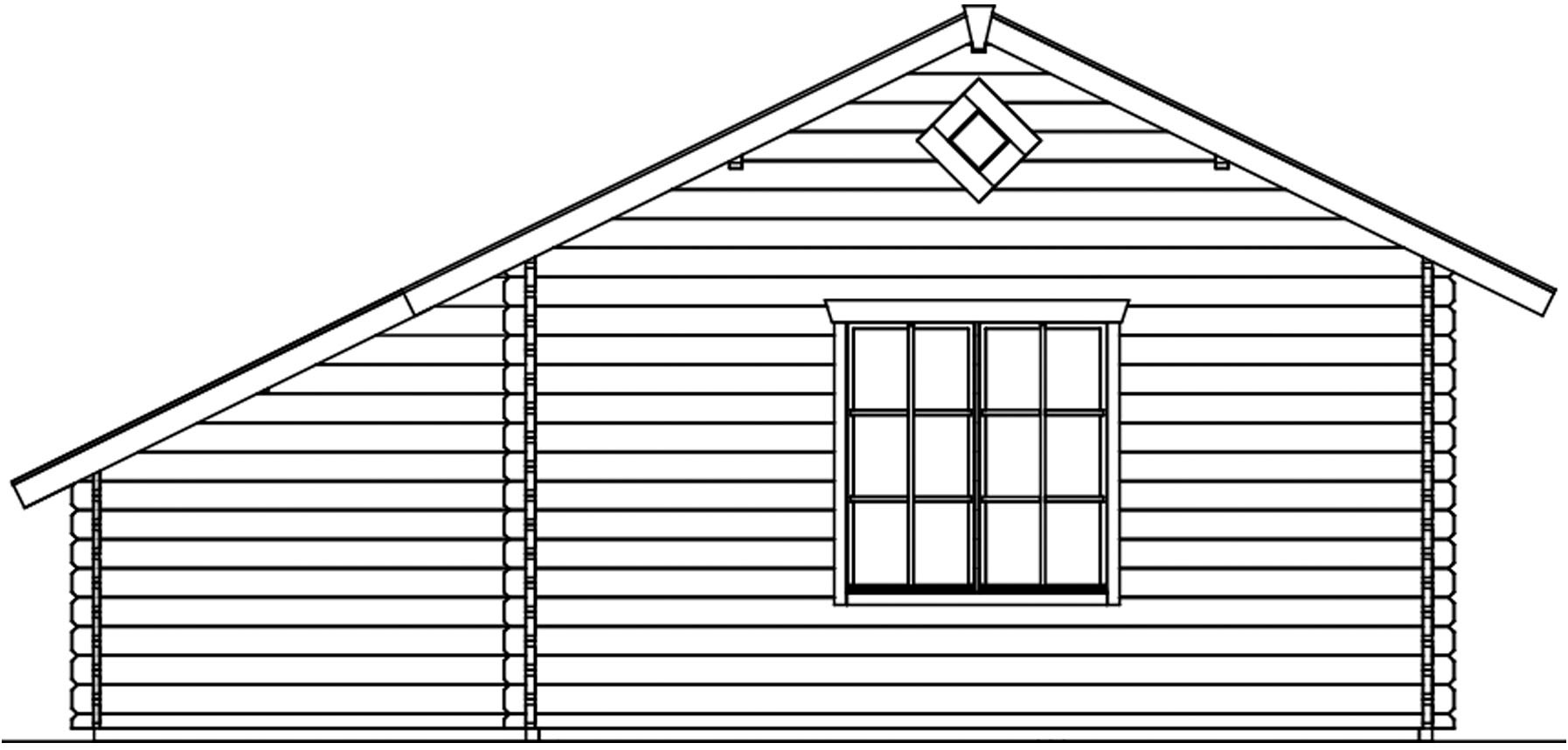 Skanholz Gartenhaus »Esbjerg 3«, mit Anbauschuppen
