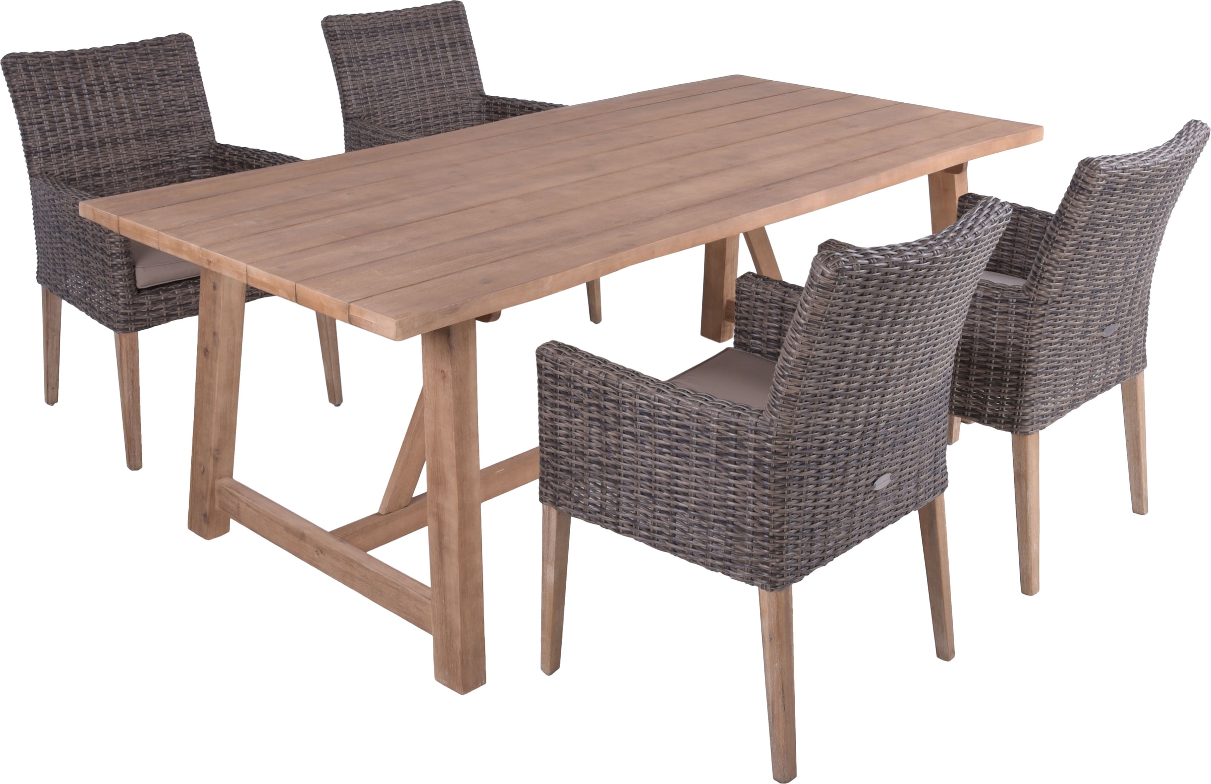 Garden Pleasure Garten-Essgruppe », Tischgruppe »OAKLAND/NORVELL Set 01«« S günstig online kaufen