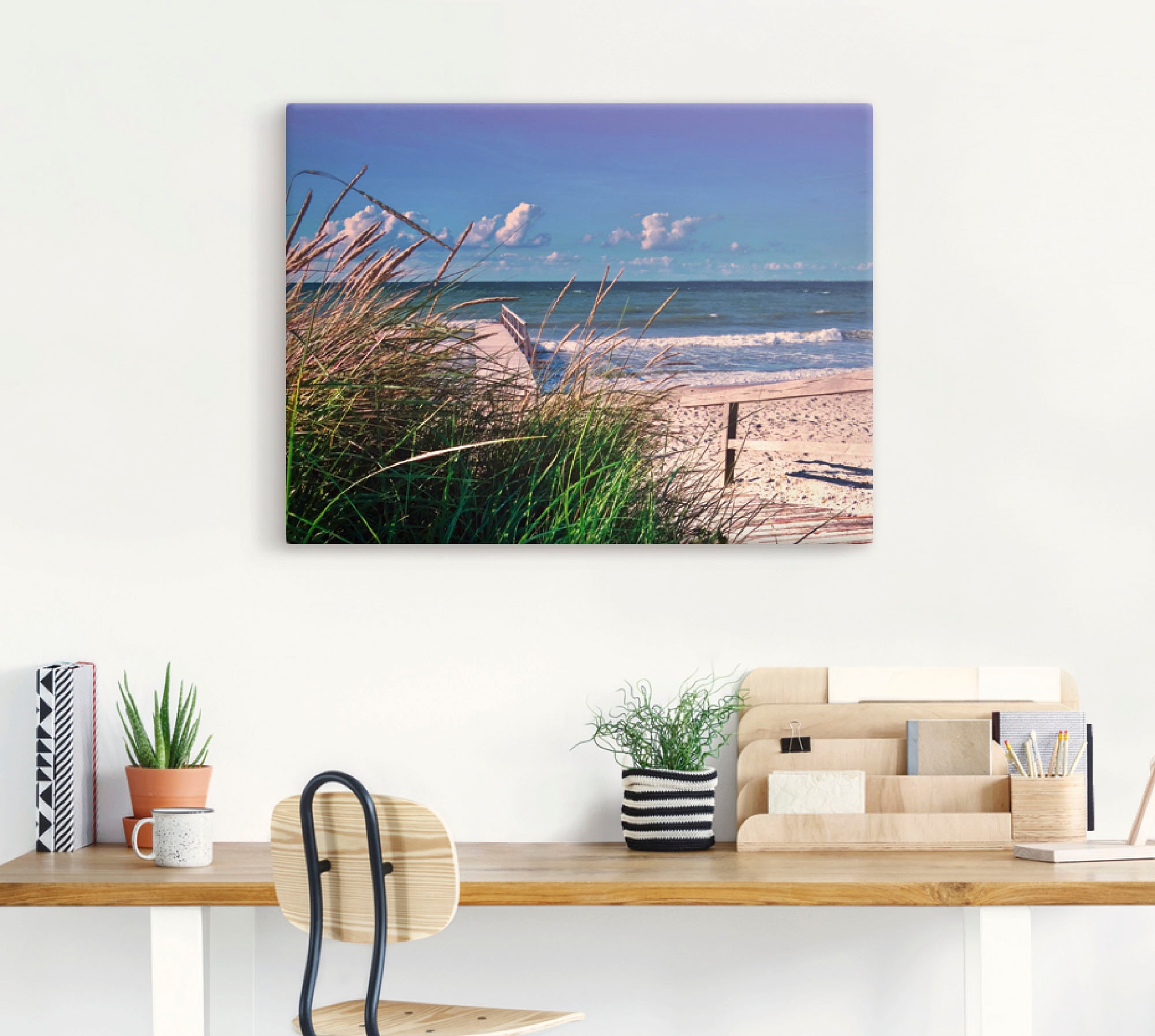 Artland Wandbild »Ostsee Impression Heiligenhafen«, Strand, (1 St.), als Al günstig online kaufen