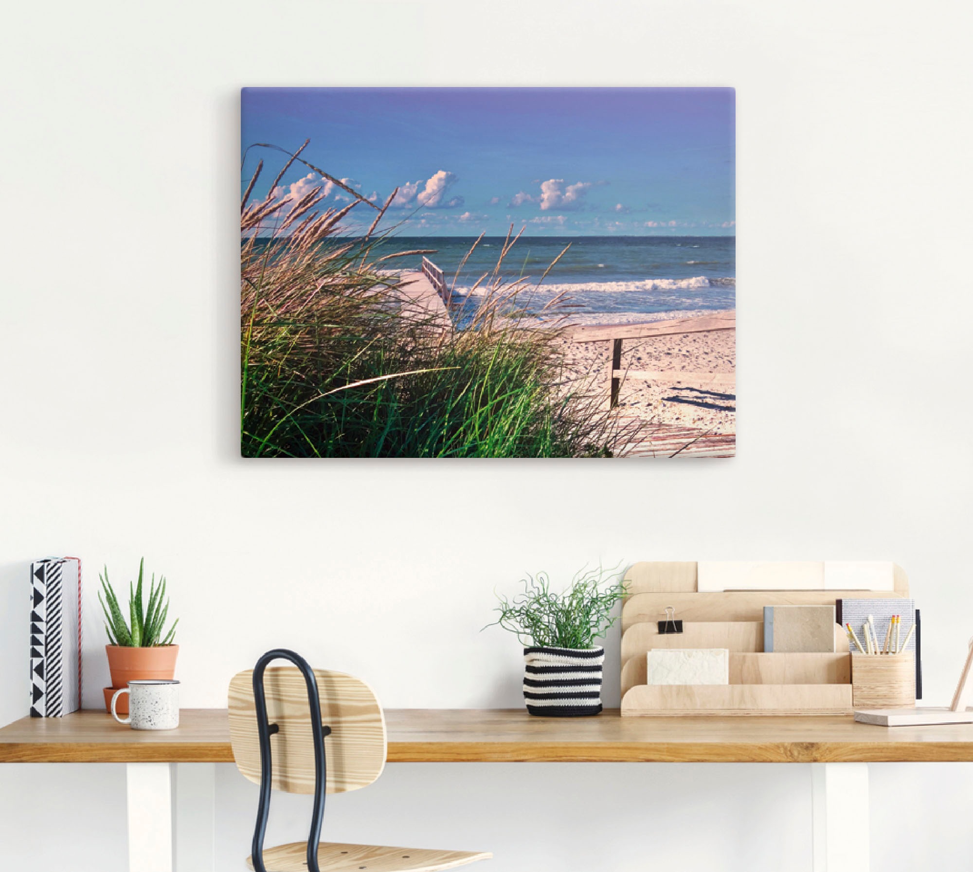 Artland Wandbild »Ostsee Impression Heiligenhafen« Strand 1 Stk. tlg. als A günstig online kaufen