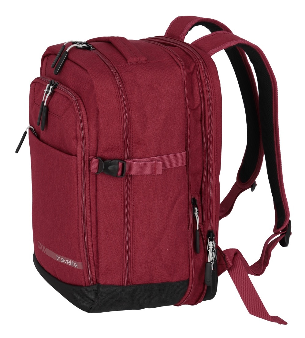 travelite Laptoprucksack »KICK OFF Cabin Rucksack«, Reiserucksack Freizeitrucksack Kabinengepäck Arbeitsrucksack