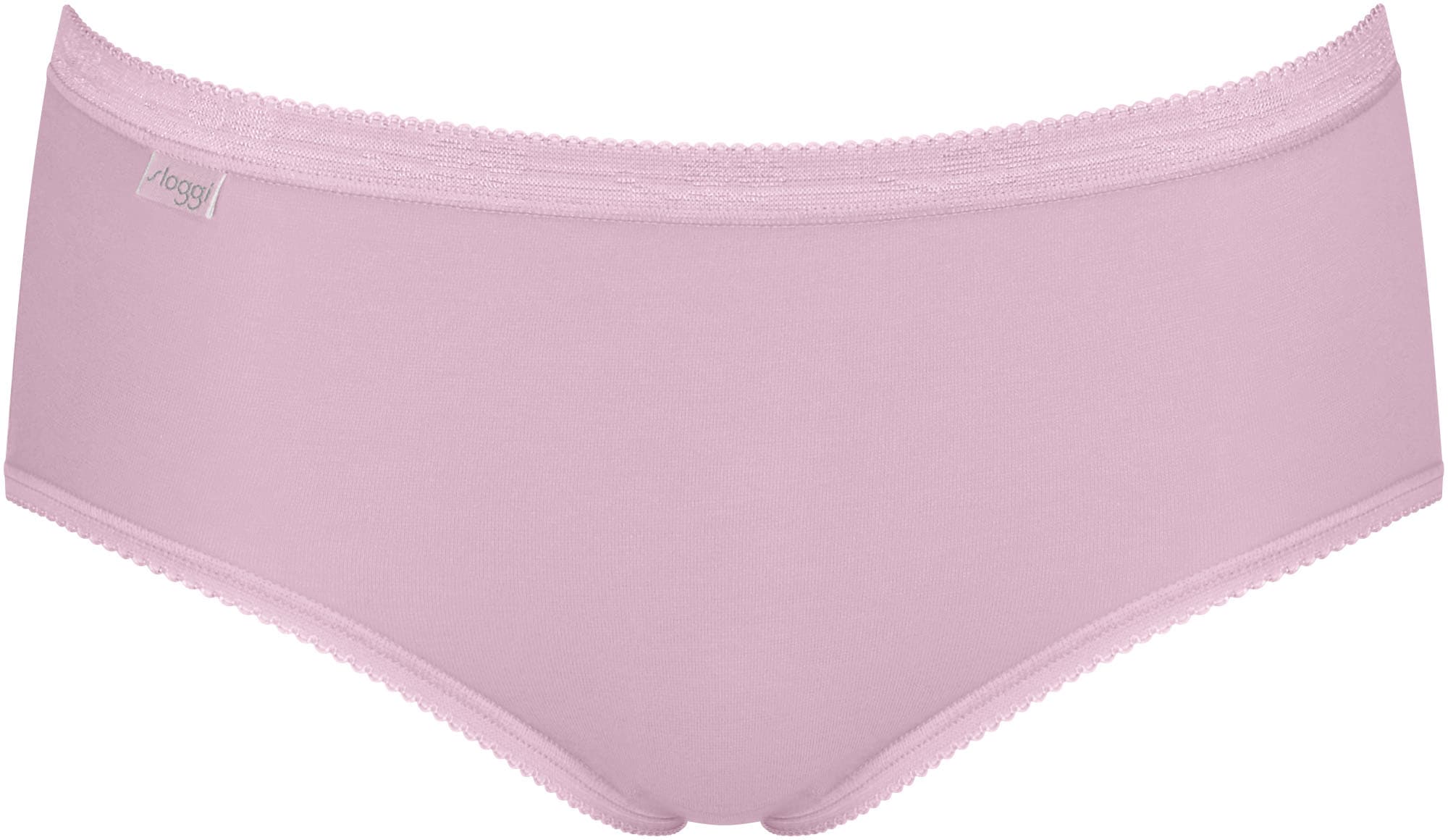 sloggi Midislip »Basic+«, (4er Pack), Baumwollmix, elastisch, weiche Nähte, bequem, feminin