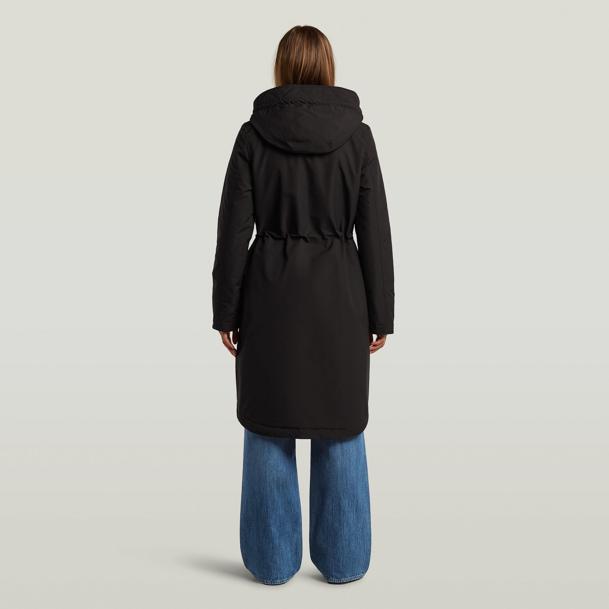 G-STAR Langjacke »Vodan long jkt wmn« mit Kapuze wärmend wattiert, mit verstellbarer Taille