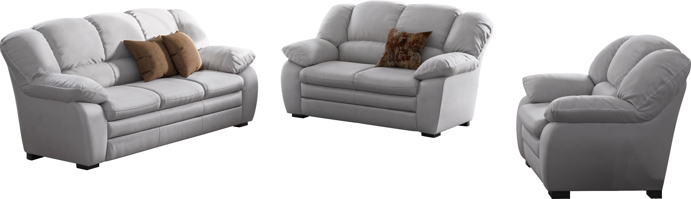 COTTA Polstergarnitur »Casino« Set, 3 Stk. tlg. Sessel, 2-Sitzer, 2,5-Sitze günstig online kaufen