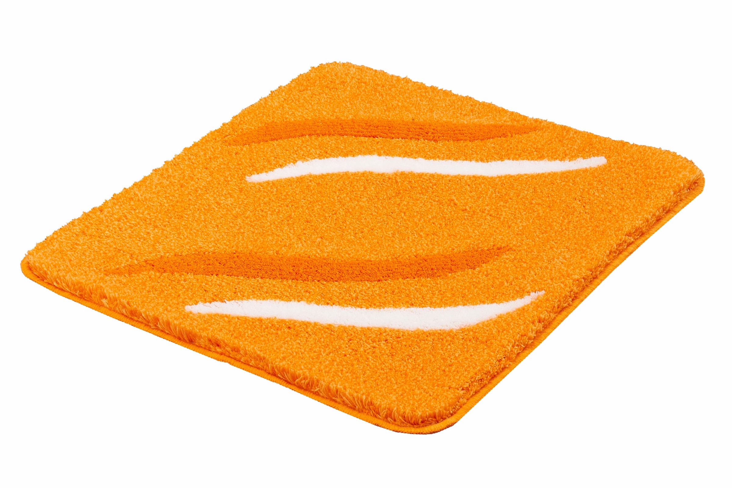 Kleine Wolke Badematte »Florenz«, rutschhemmend beschichtet, fußbodenheizungsgeeignet, Badteppich, Wellen Design, Melange Optik, waschbar