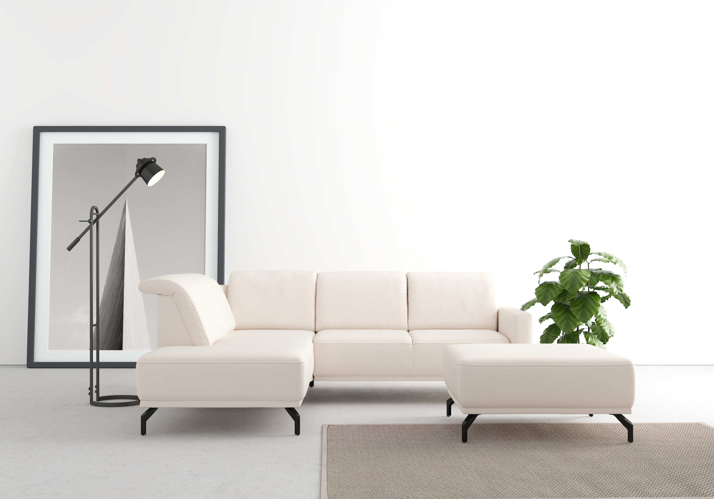 sit&more Ecksofa »Bailando L-Form«, wahlweise mit Kopfteilverstellung und V günstig online kaufen