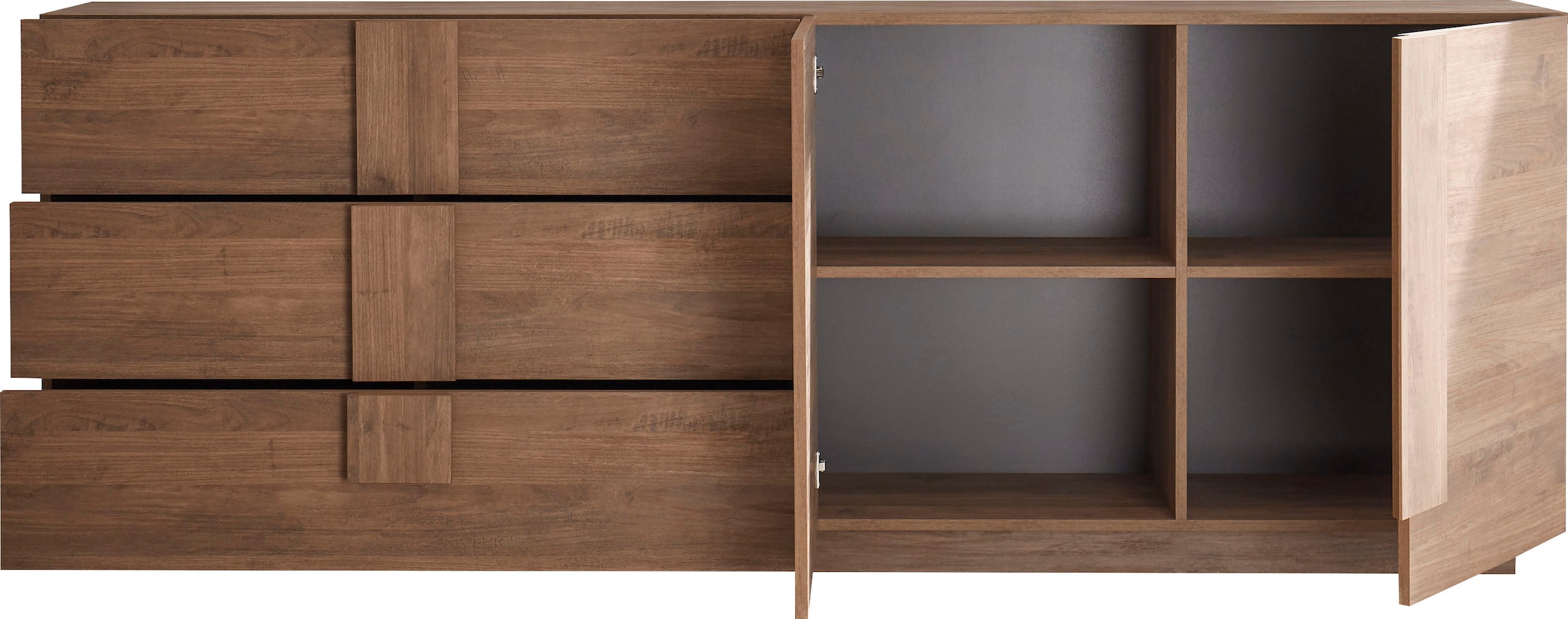 INOSIGN Sideboard »Jupiter«, Breite 241 cm mit 3 Schubkästen