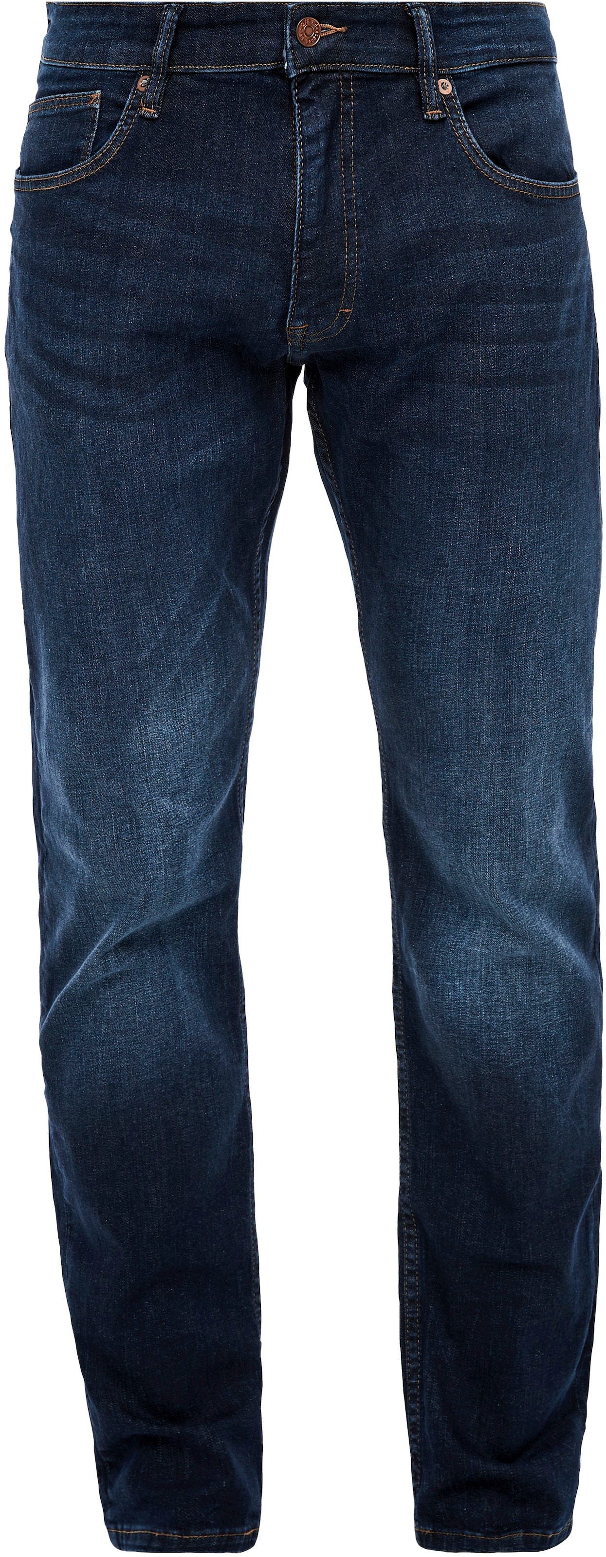 QS 5-Pocket-Jeans »RICK«, mit leichten Abriebeffekten