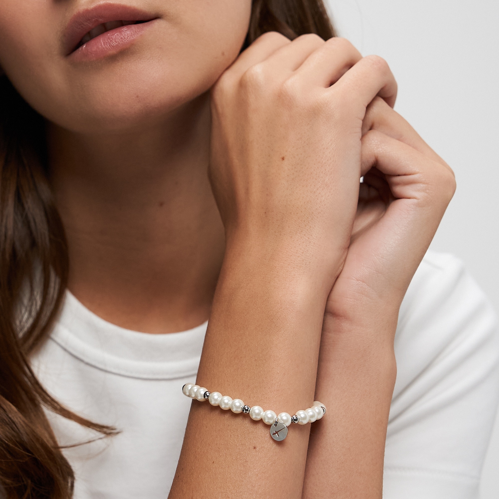 Tamaris Armband »Schmuck Geschenk Edelstahl Armkette« mit verschiedenen Farbsteinen oder Glasperlen