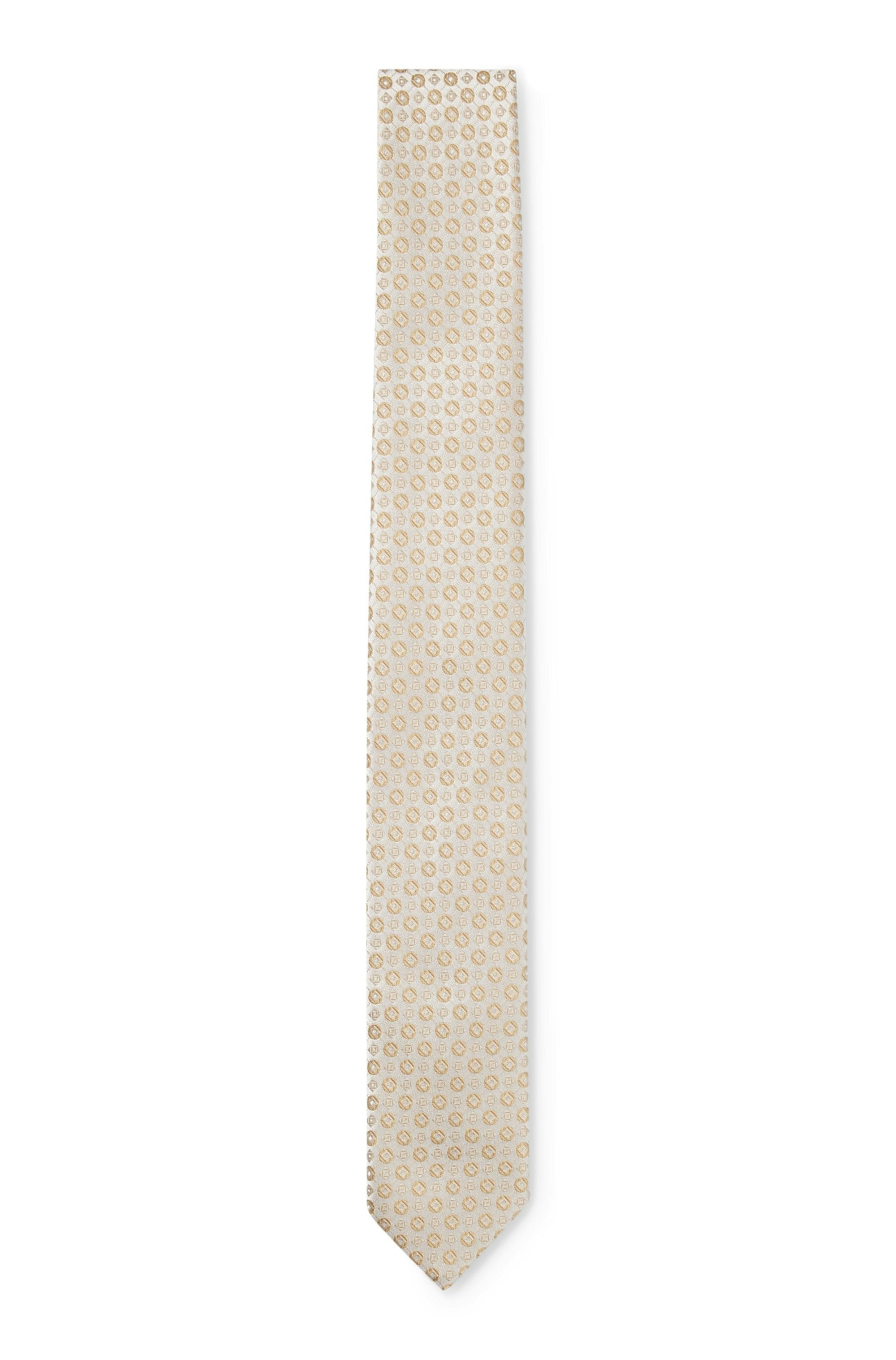BOSS Krawatte »H-Tie 6 cm« aus einem Seiden-Mix mit Jacquard-Muster