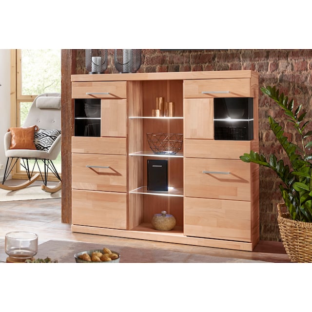 Highboard Woltra 125 Breite kaufen cm online »Ribe«,