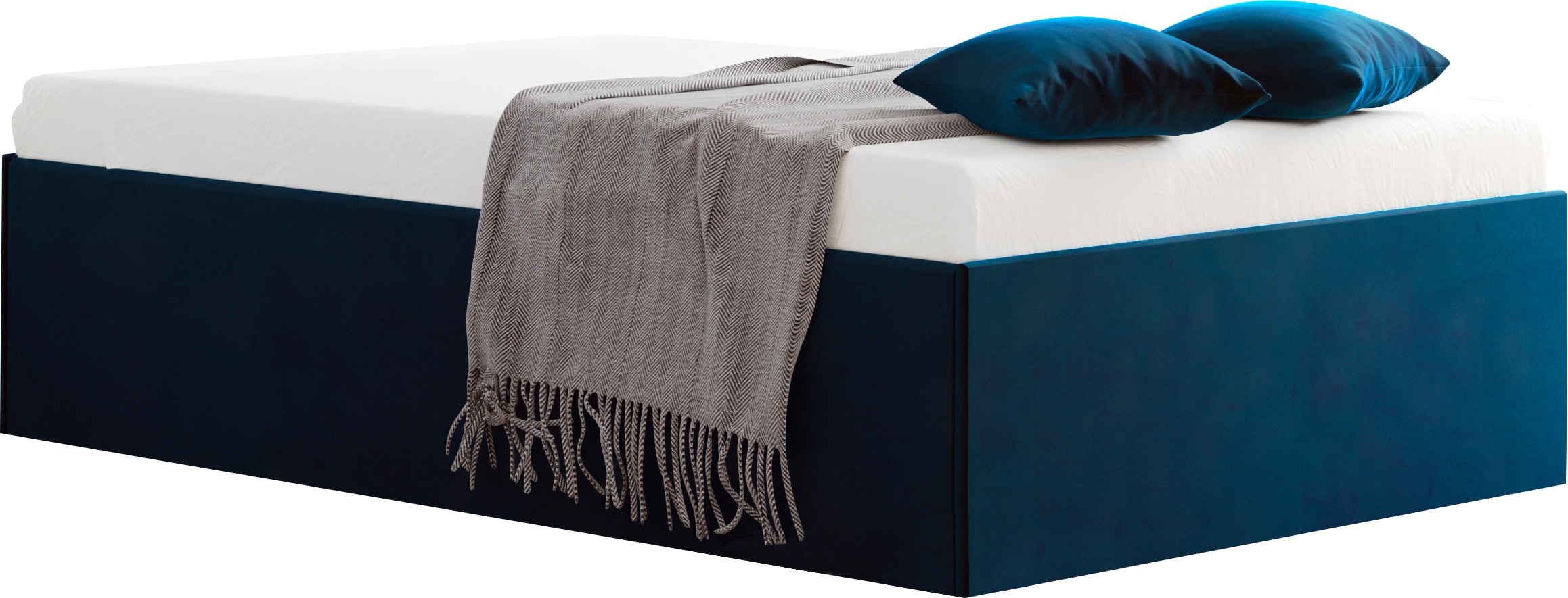 Westfalia Schlafkomfort Polsterbett "Amrum" in Samtvelours ohne Kopfteil, m günstig online kaufen