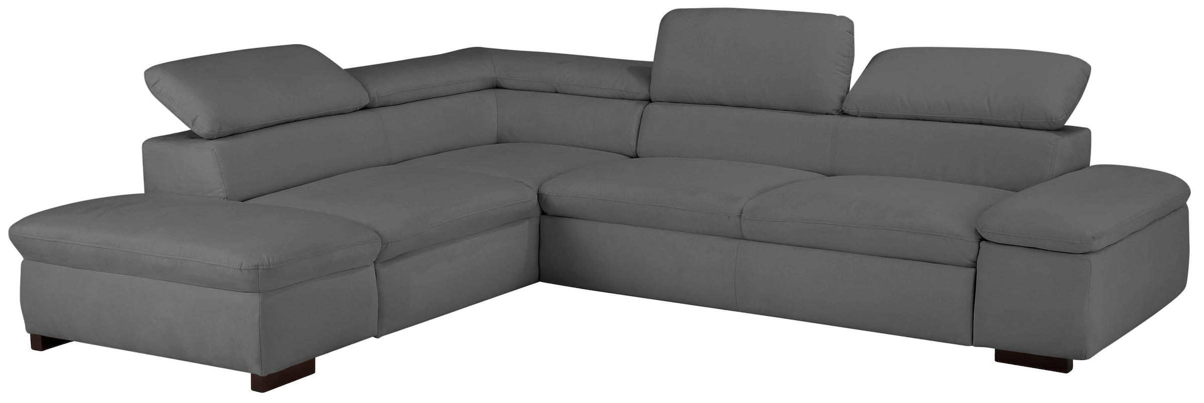 Home affaire Ecksofa »Alberto L-Form«, mit Kopfteilverstellung, wahlweise mit Bettfunktion