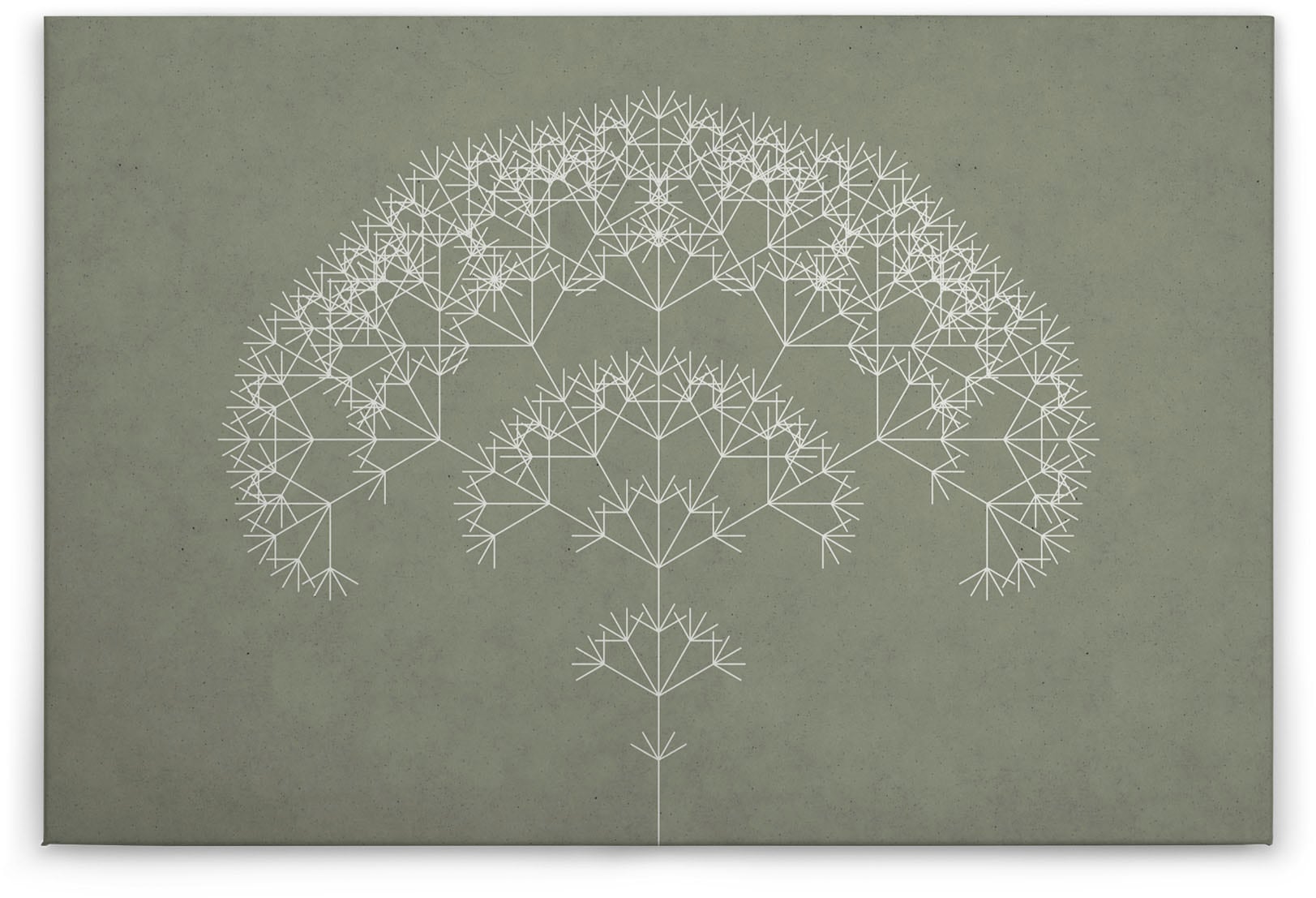 A.S. Création Leinwandbild »trees 3«, Kunst-Abstrakt-Kinder, (1 St.), Keilrahmen Bild Baum Grafisch Leinwand-Bild Wohnzimmer modern Wandbild