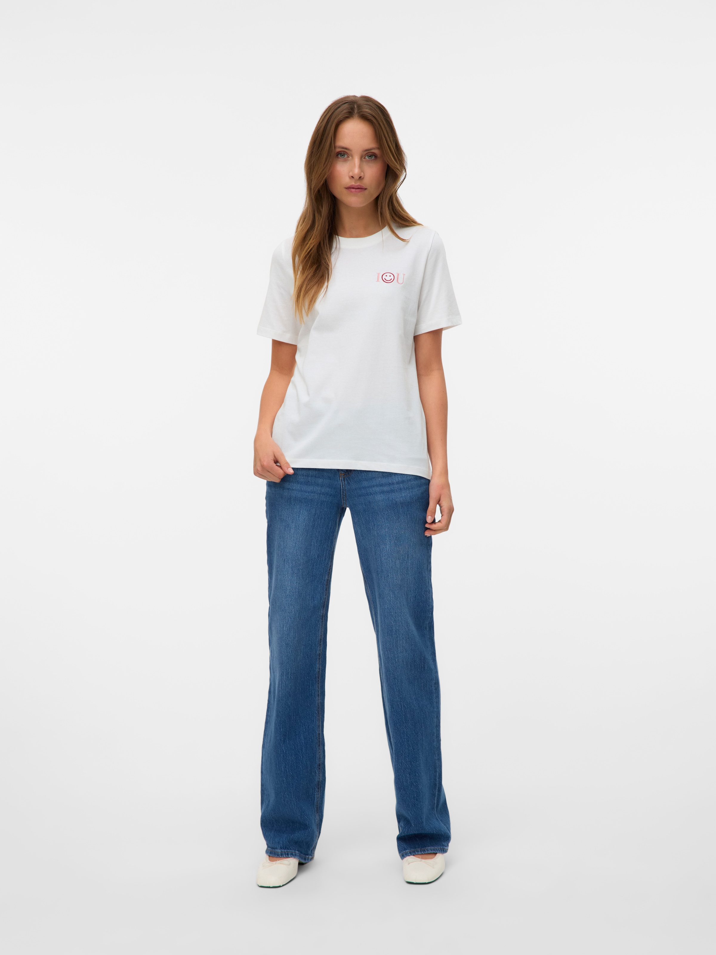 Vero Moda T-Shirt »VMFRIGGA PAULINA SS TOP BOX JRS GA«