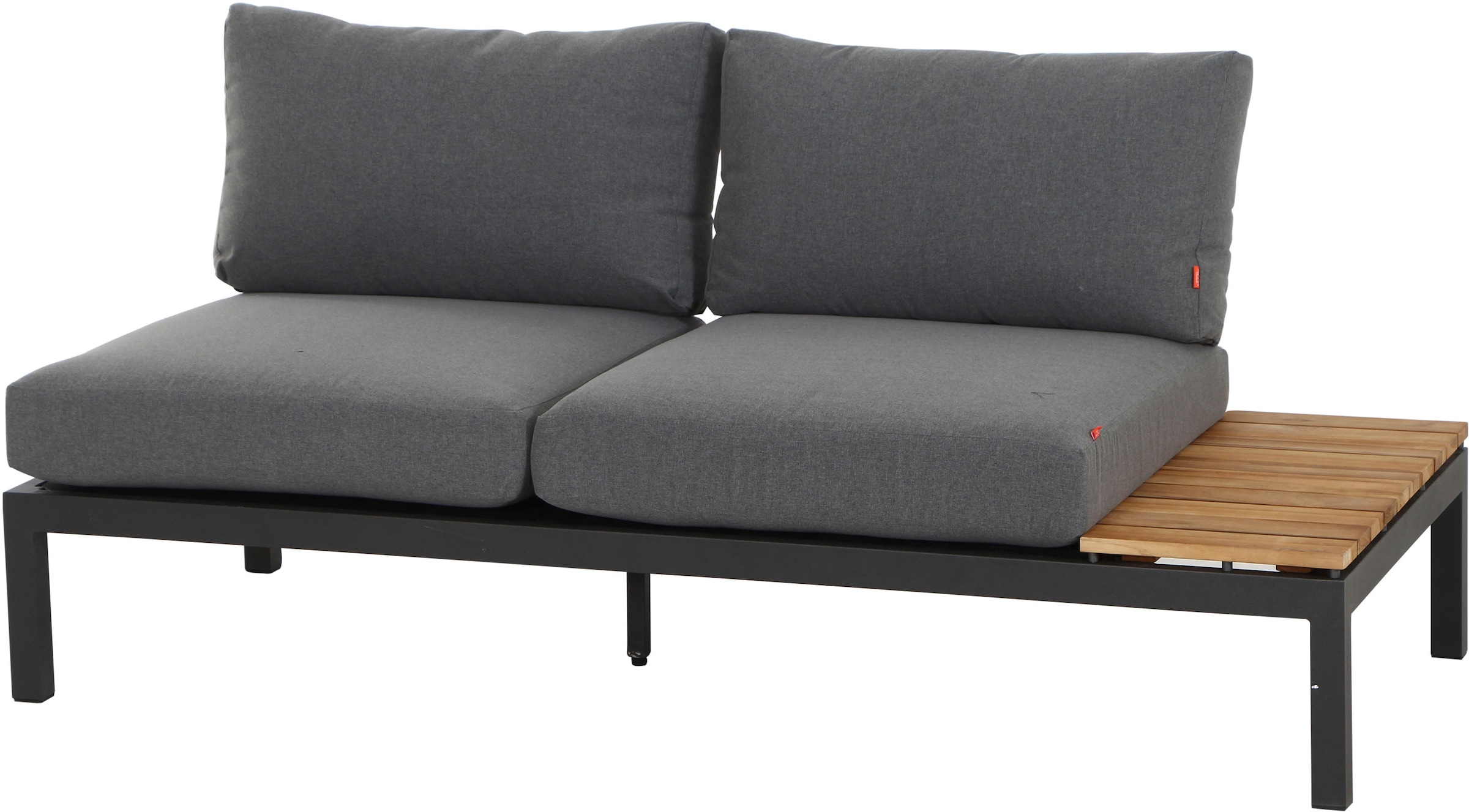Siena Garden Gartenlounge-Set »Alvida«, (Set, 15 tlg.), best. aus 2 Sofas, 1 Ecksofa, 1 Tisch und 12 Kissen