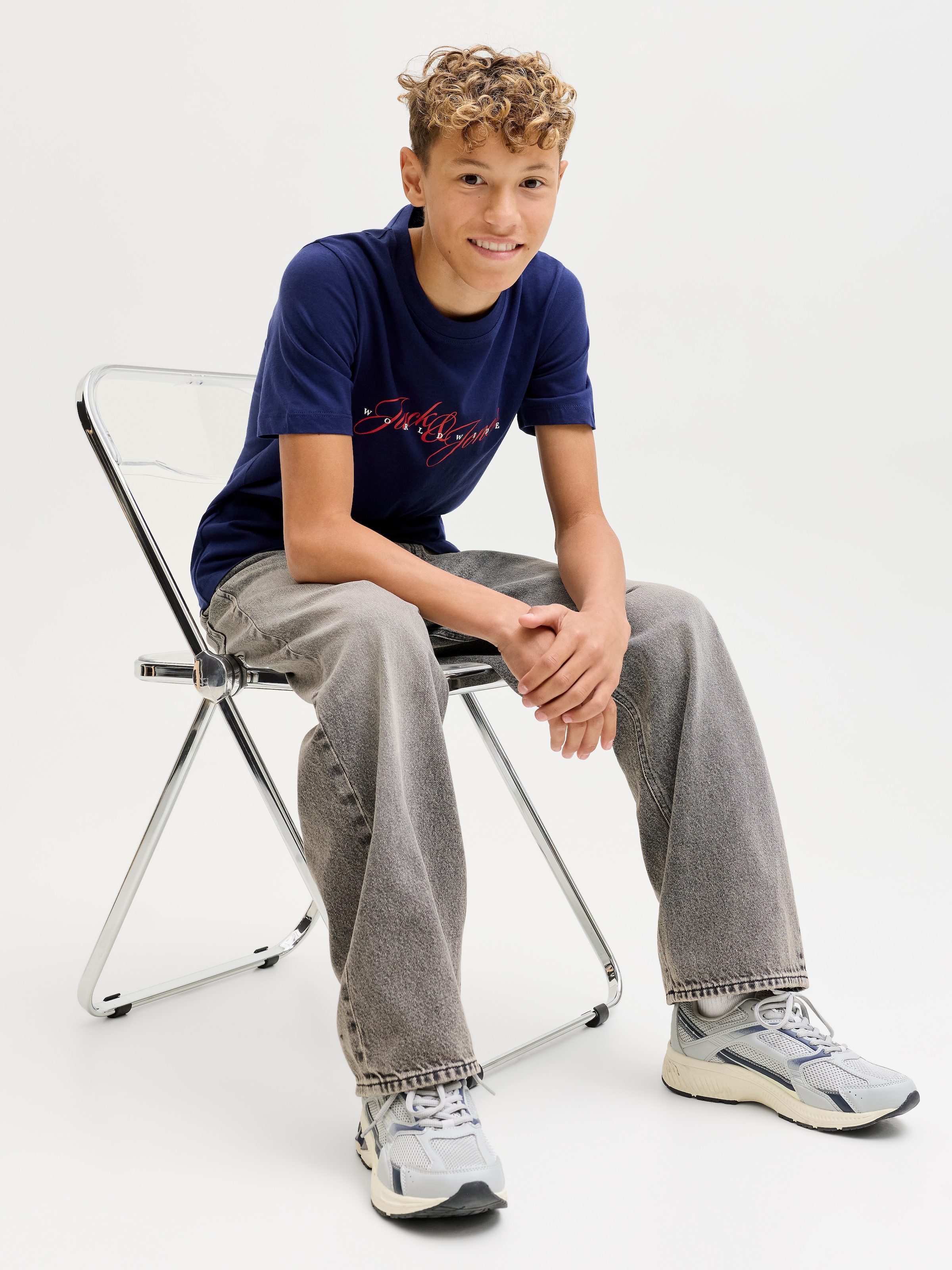 Jack & Jones Junior Relax-fit-Jeans »JJIALEX JJIORIGINAL SQ 336 BF JNR«