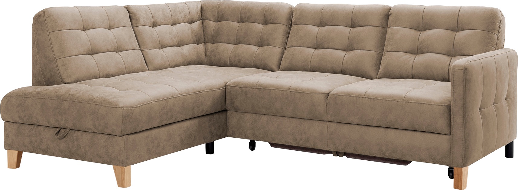 exxpo - sofa fashion Ecksofa »Elio, kompakt und komfortabel, bequem, zeitlo günstig online kaufen