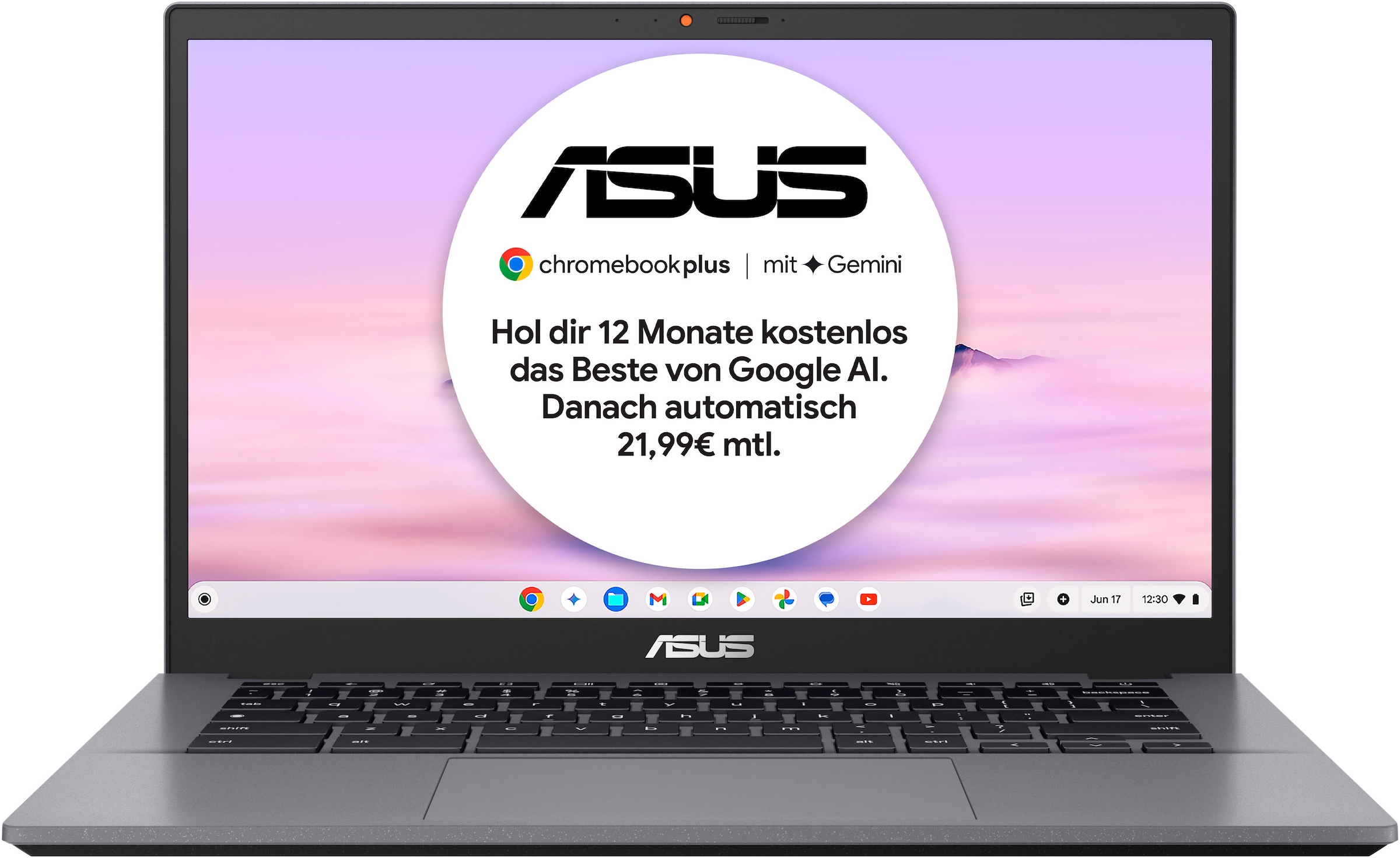 Asus Chromebook »Plus CM3401FFA-LZ0146«, 35,56 cm, / 14 Zoll, Intel, Core i3, UHD Graphics, 256 GB SSD, CX3402CBA