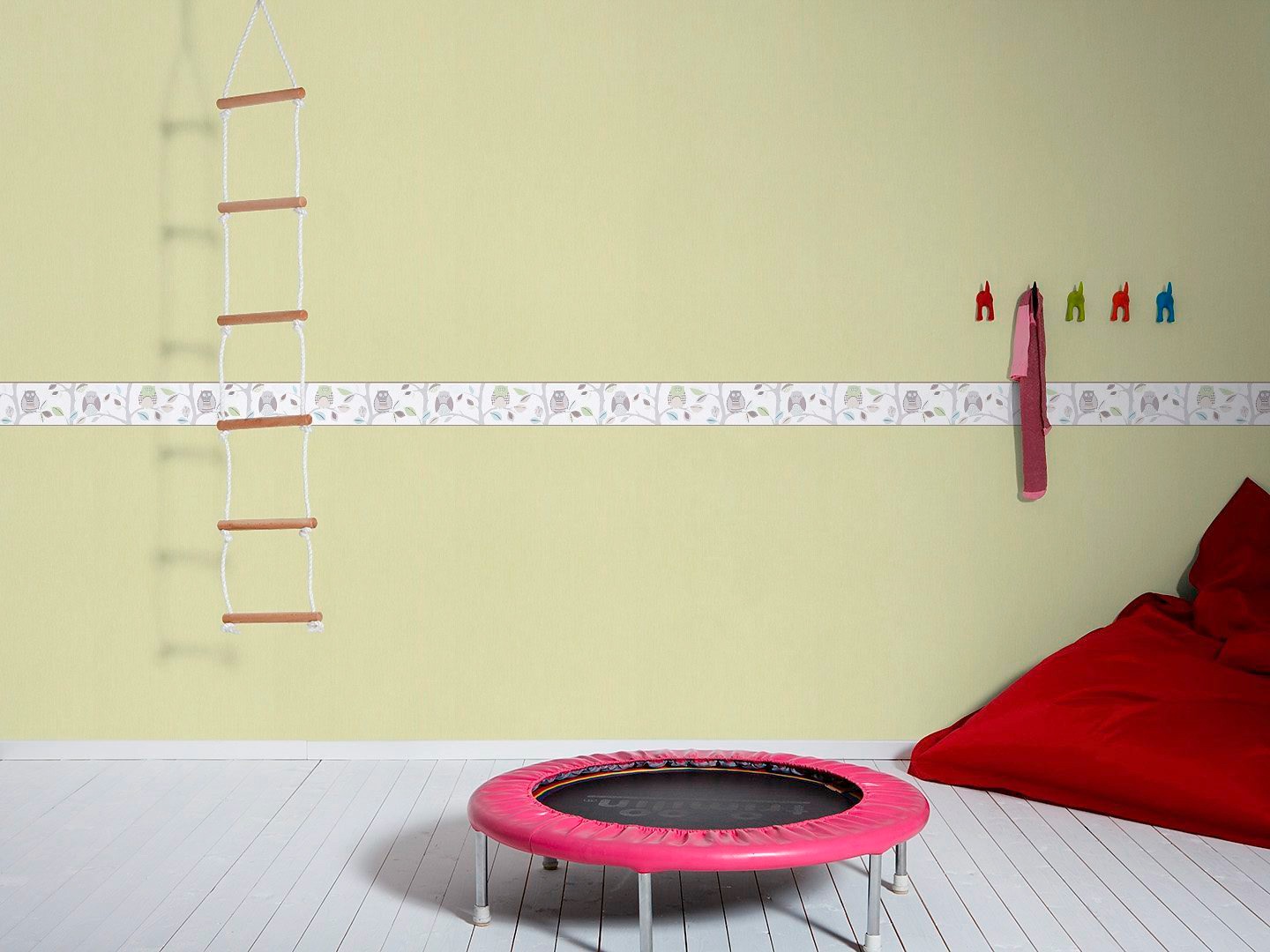 living walls Bordüre »Kids Party«, Bordüre selbstklebend Tapete Kinderzimmer Eulen