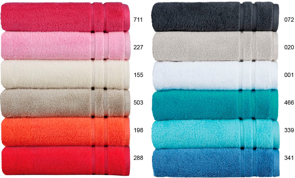 Egeria Handtuch »Micro Touch«, (1 & extrem bestellen Baumwolle und St.), schnell 100% flauschig, saugfähig Streifenbordüre, bequem