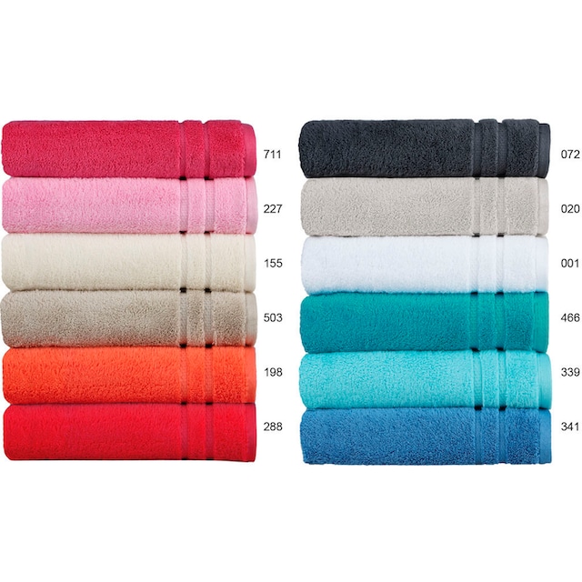 Egeria Handtuch »Micro Touch«, (1 St.), Streifenbordüre, extrem saugfähig &  flauschig, 100% Baumwolle bequem und schnell bestellen