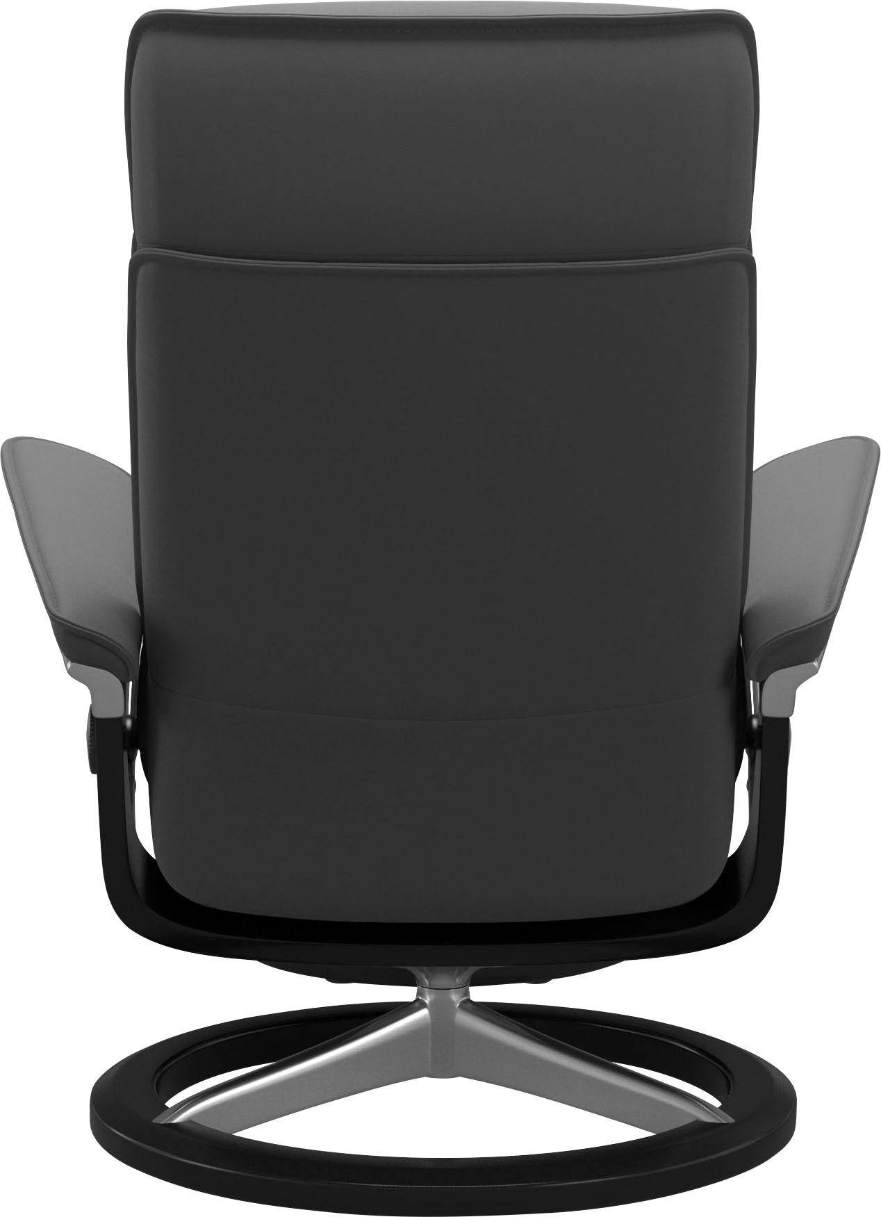 Stressless® Relaxsessel »Admiral«, (Set, Relaxsessel inkl. Hocker), mit Signature Base, Größe M & L, Gestell Schwarz