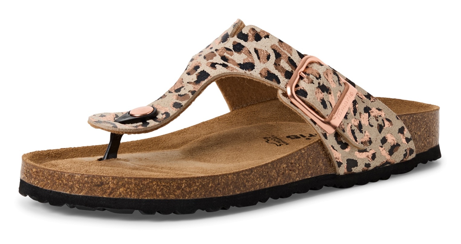 Tamaris Zehentrenner »CORRA«  , Sommerschuh, Schlappen mit angenehmen Zehensteg