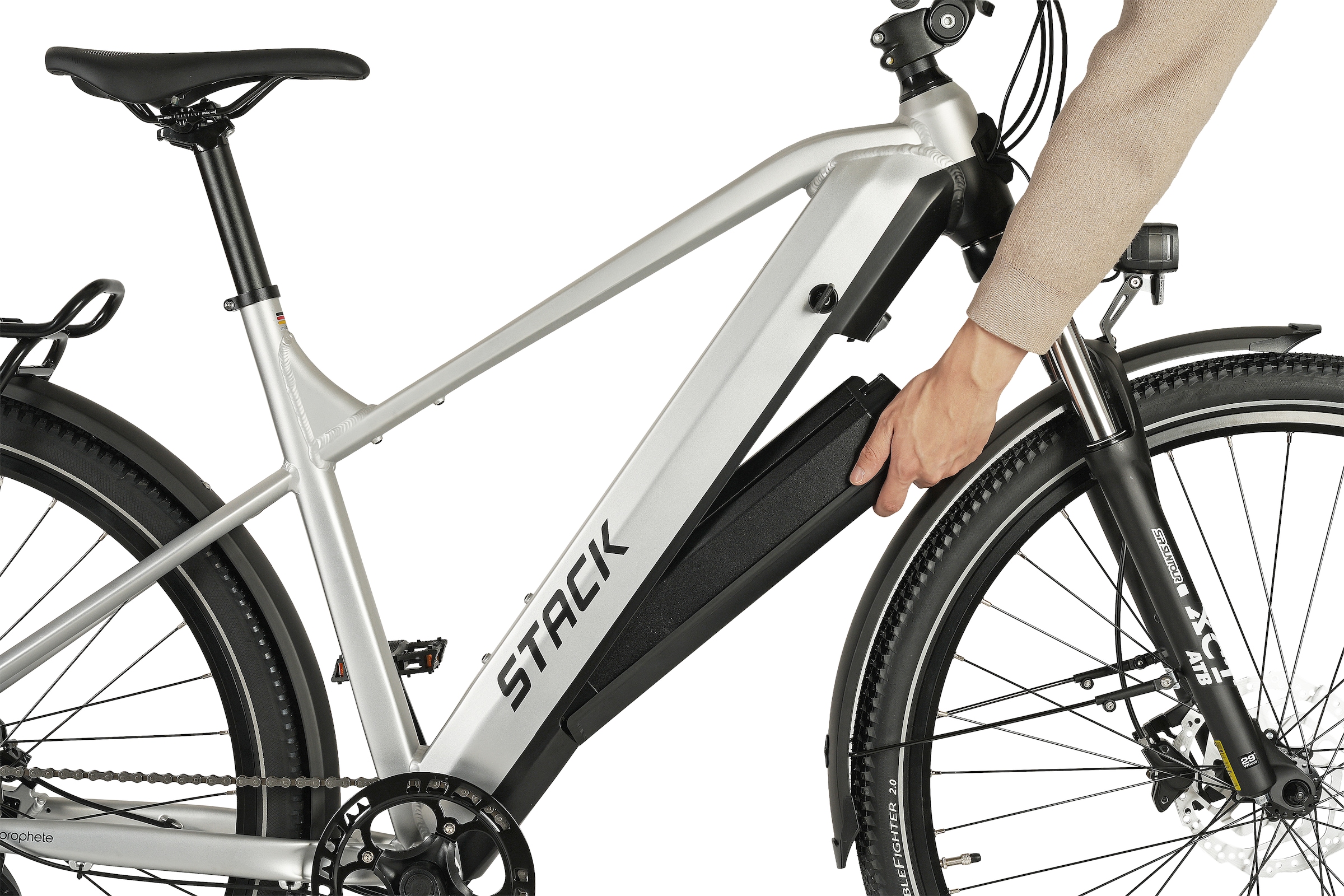 Prophete »Stack 1.8« 9 Gang Shimano Alivio Schaltwerk Kettenschaltung Heckmotor 250 W