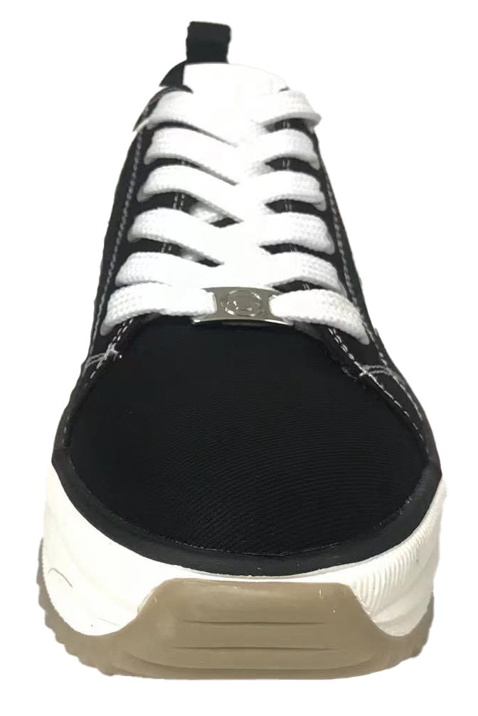 TOM TAILOR Plateausneaker »Josina«, mit ZIernähten und Anziehlasche, Freizeitschuh, Halbschuh, Schnürschuh