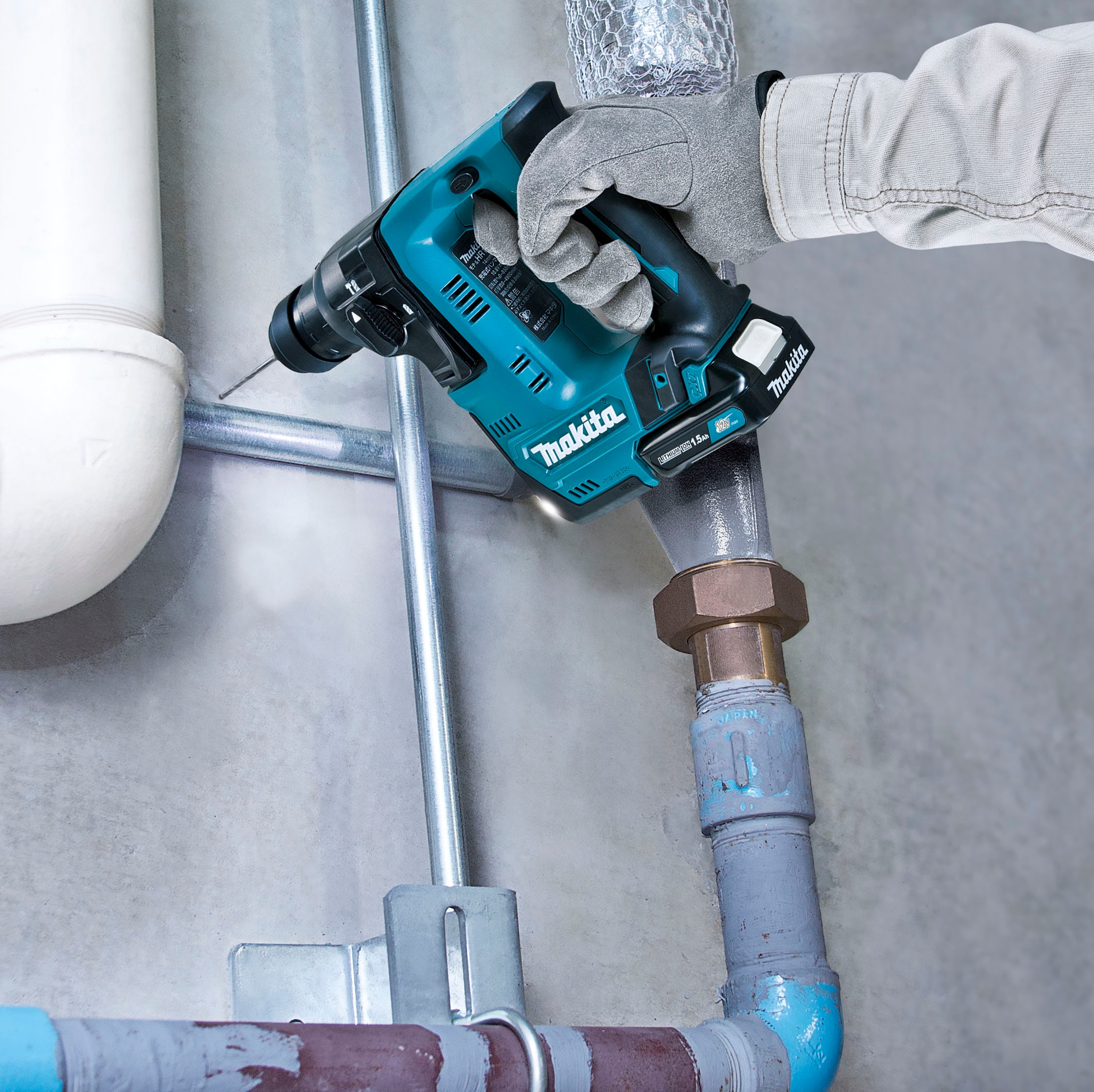 Makita Bohrhammer »12V HR140DZ«, ohne Akku und Ladegerät, 12V max.