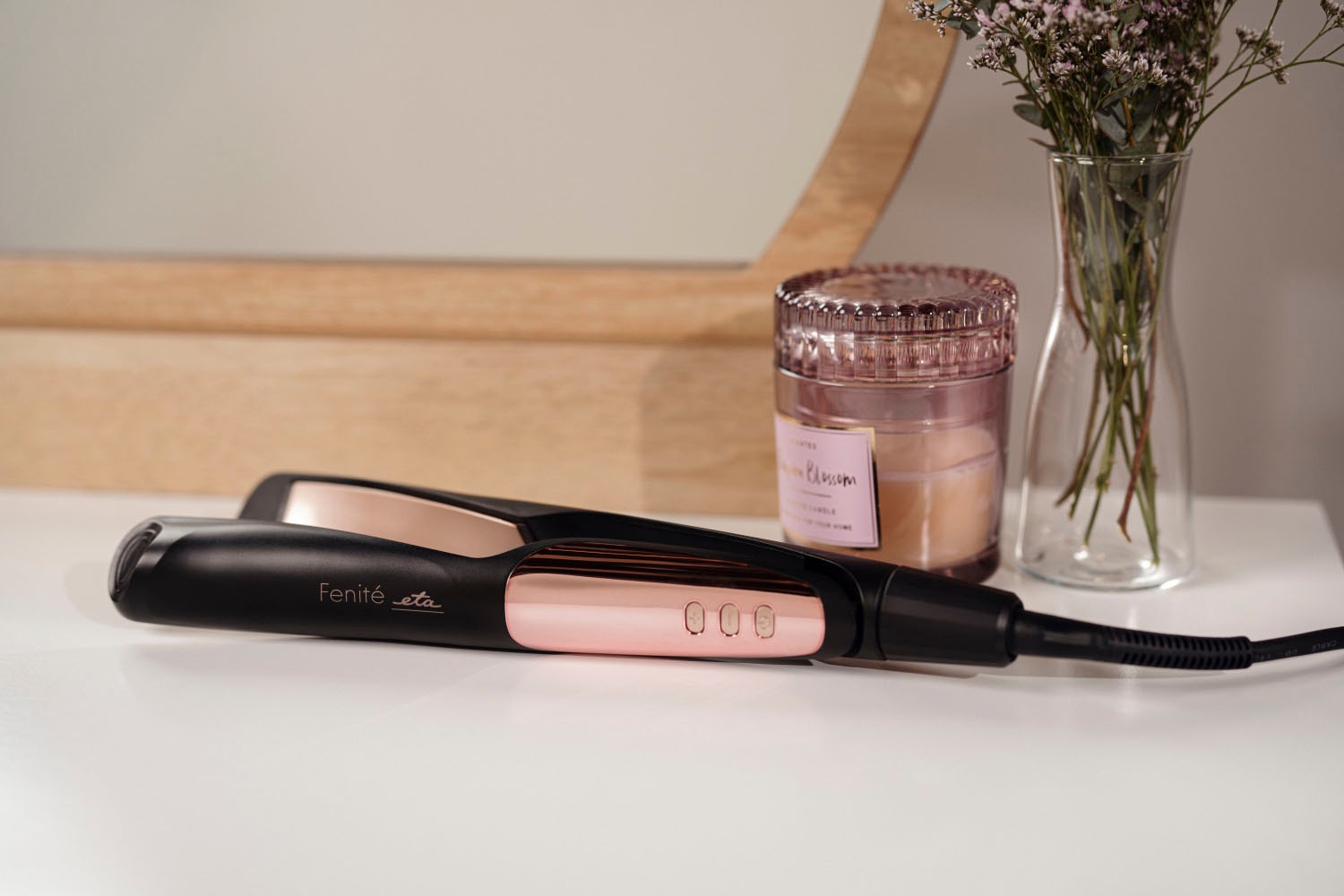 eta Glätteisen »Fenité Black Haarglätter 2in1 ETA833790000«, Glätterplatte Keramik