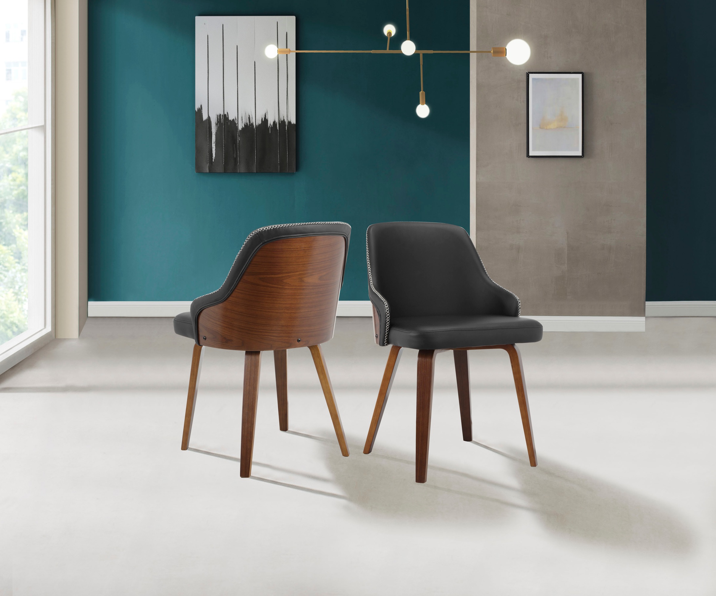 INOSIGN Esszimmerstuhl »Bojan« () 2 Stk.pflegeleichtes Kunstleder, Sitz- un günstig online kaufen