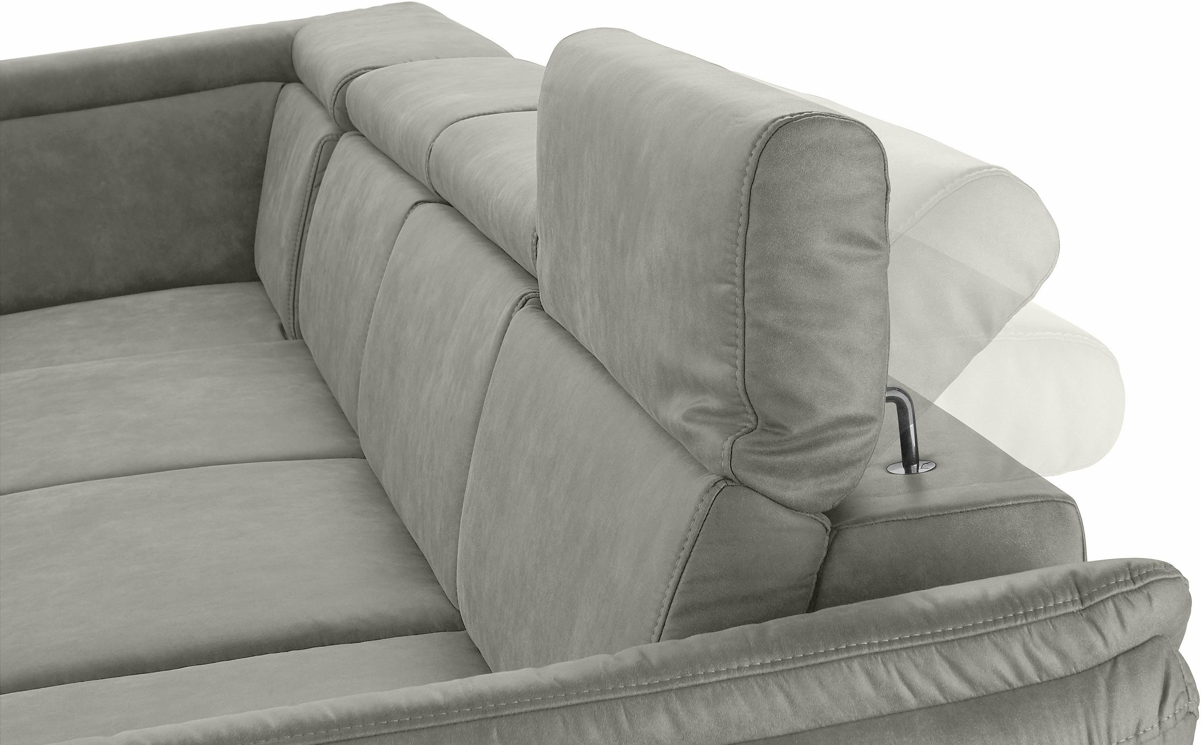 sit&more Wohnlandschaft »Avignon U-Form«, wahlweise mit Bettfunktion und Stauraum, inklusive Kopfteilverstellung