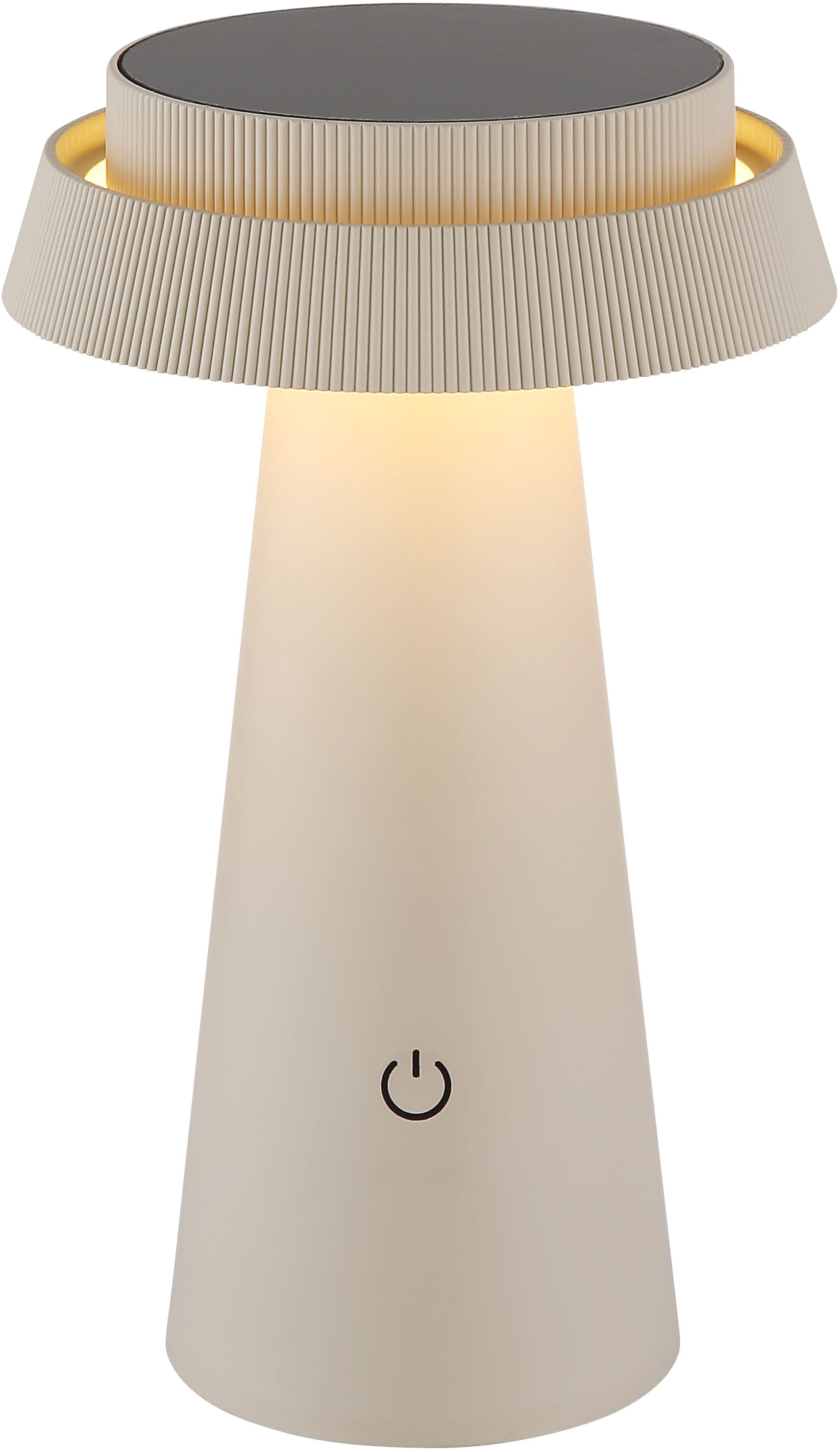 my home LED Solarleuchte »Taja«, 1 flammig, Leuchtmittel LED-Modul | LED fest integriert, stufenloser Touchdimmer, Farben fixierbar