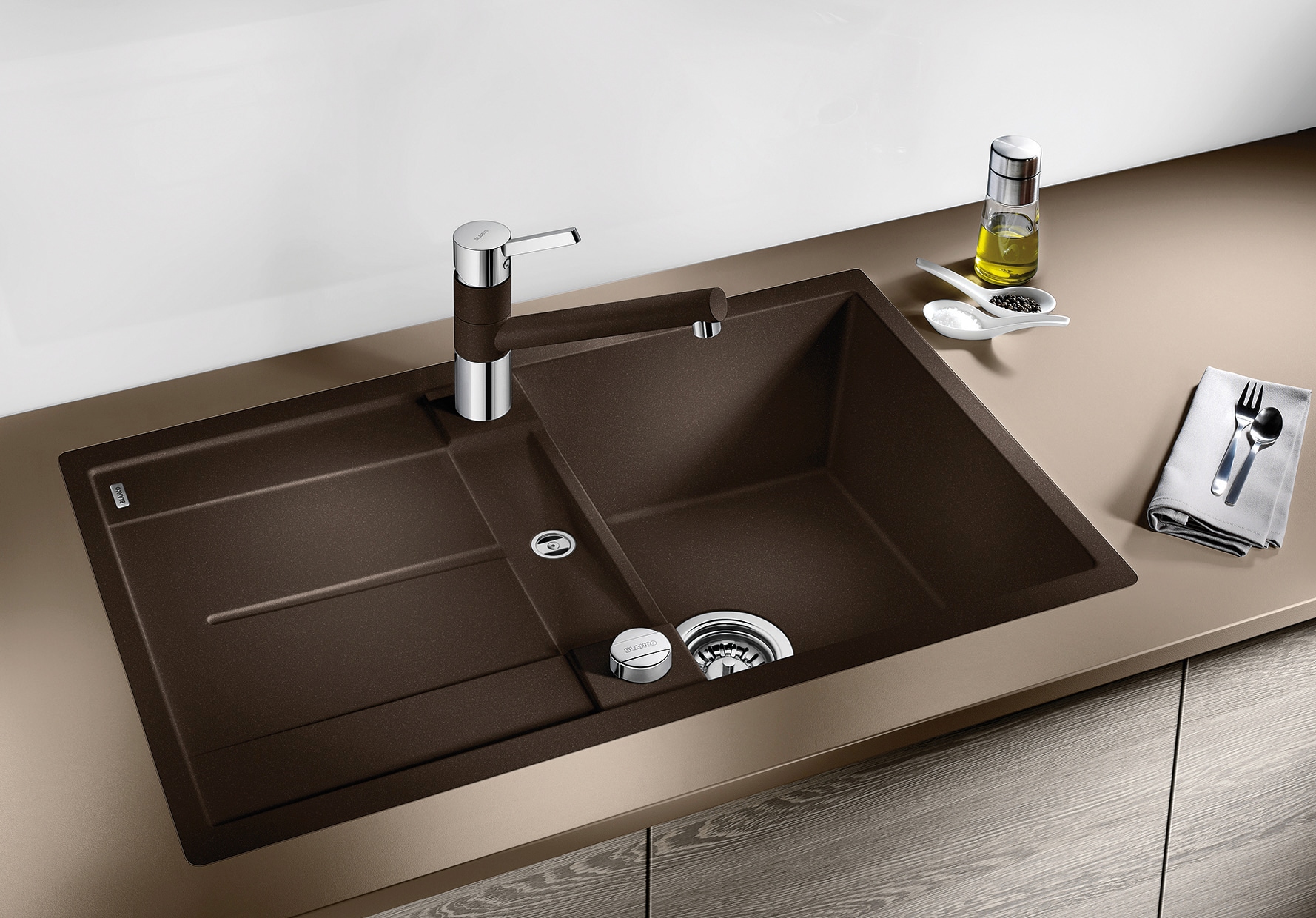 Blanco Granitspüle »METRA 45 S-F« 1 Stk. tlg. erhältlich in mehreren Farben