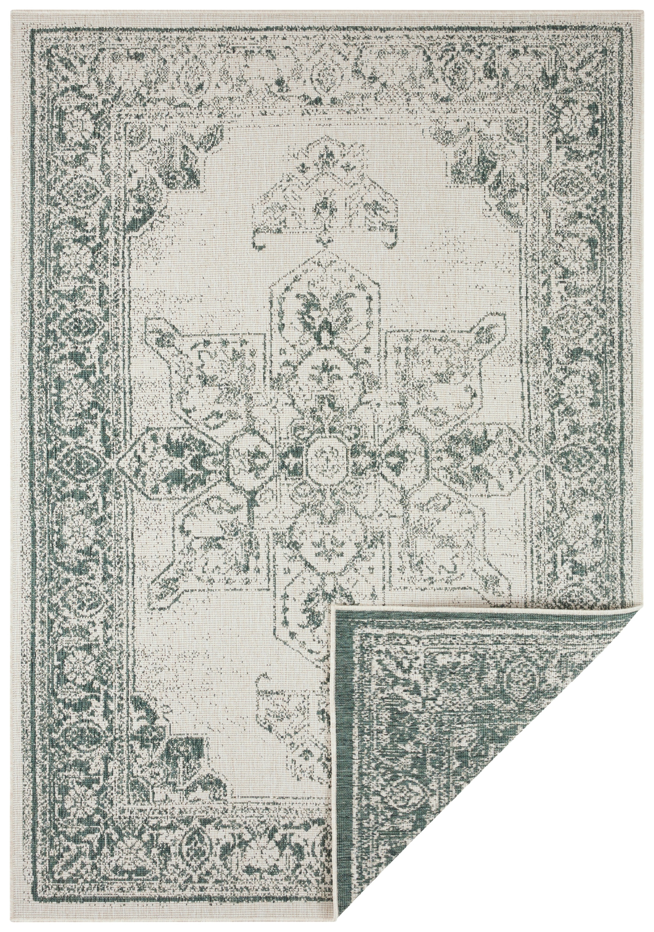 HANSE Home Teppich »Borbon Wendeteppich«, rechteckig, 5 mm Höhe, In-& Outdo günstig online kaufen